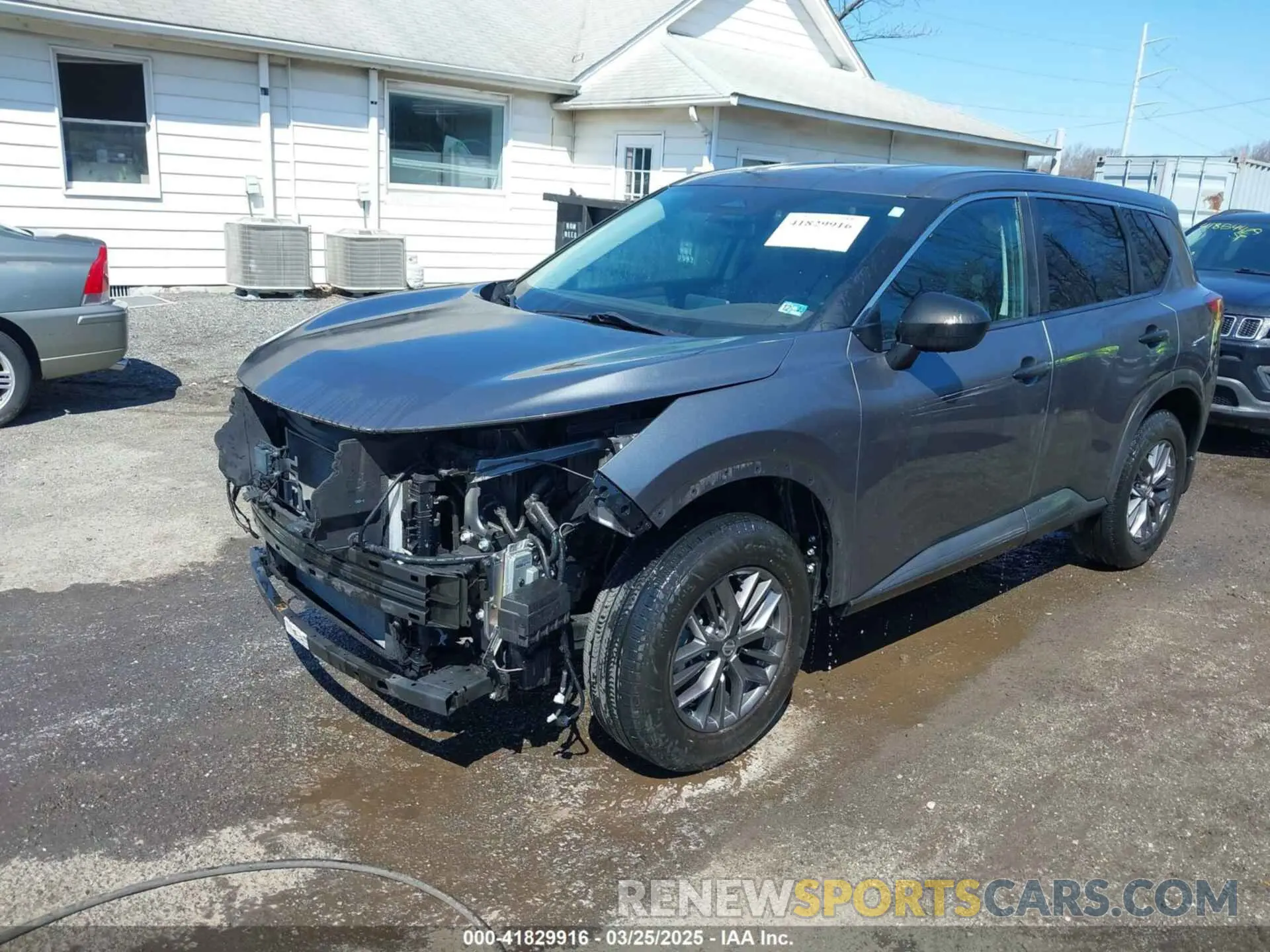 2 Photograph of a damaged car 5N1AT3AB6MC696151 NISSAN ROGUE 2021