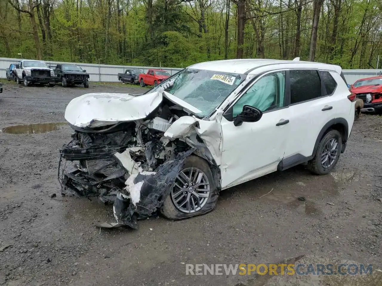 1 Photograph of a damaged car 5N1AT3AB6MC804378 NISSAN ROGUE 2021