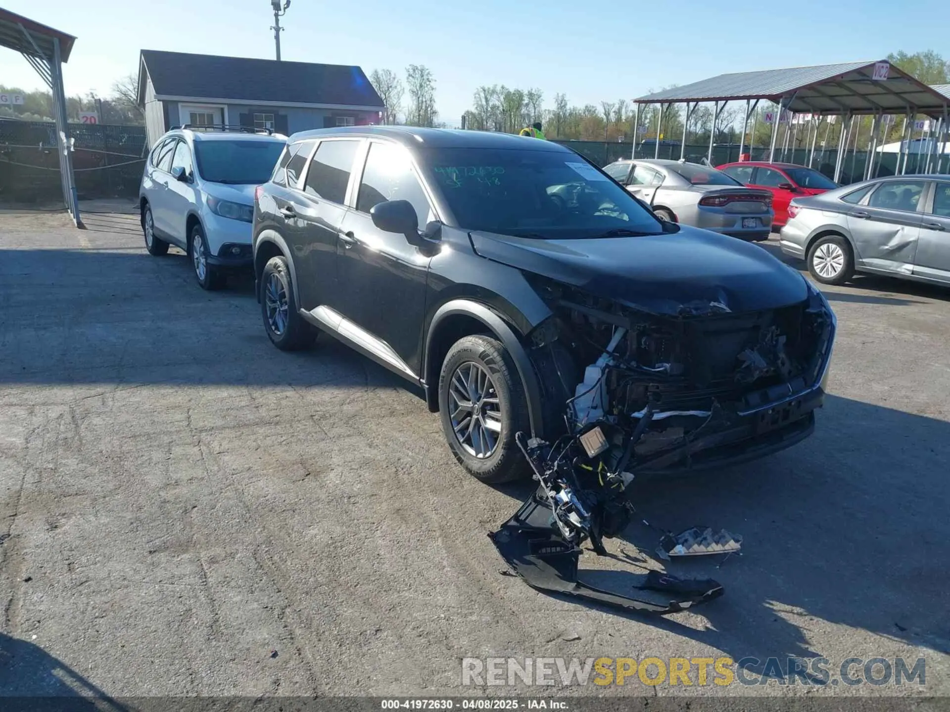 1 Photograph of a damaged car 5N1AT3ABXMC836766 NISSAN ROGUE 2021