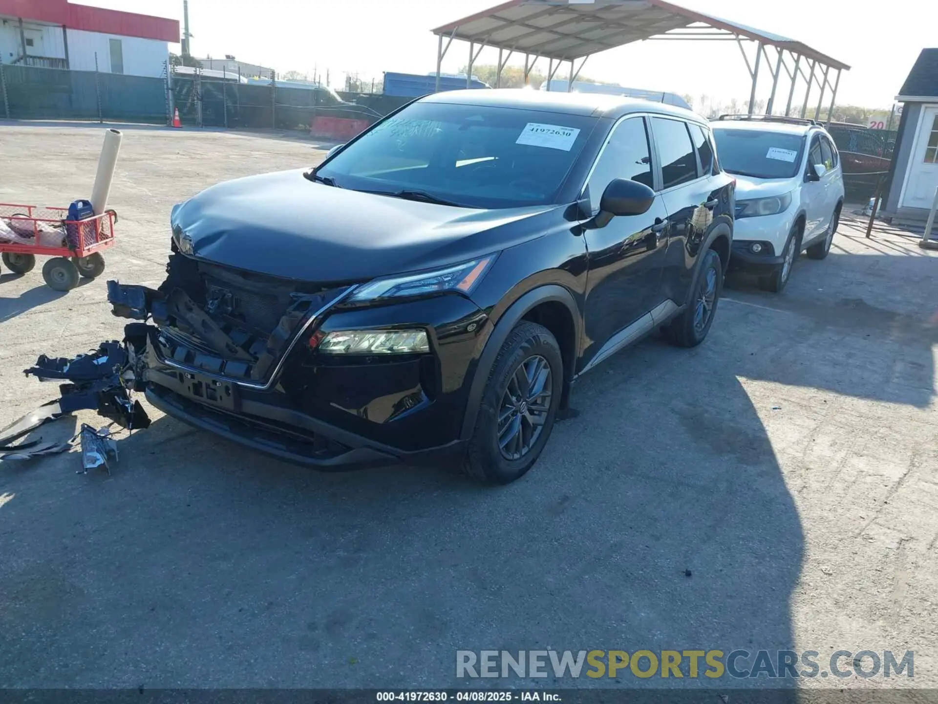 2 Photograph of a damaged car 5N1AT3ABXMC836766 NISSAN ROGUE 2021
