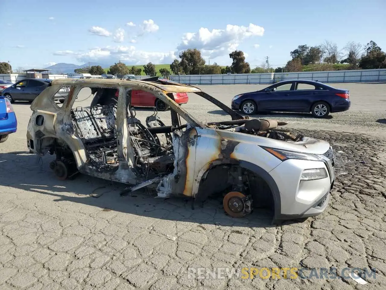 4 Фотография поврежденного автомобиля 5N1AT3BA0MC671431 NISSAN ROGUE 2021