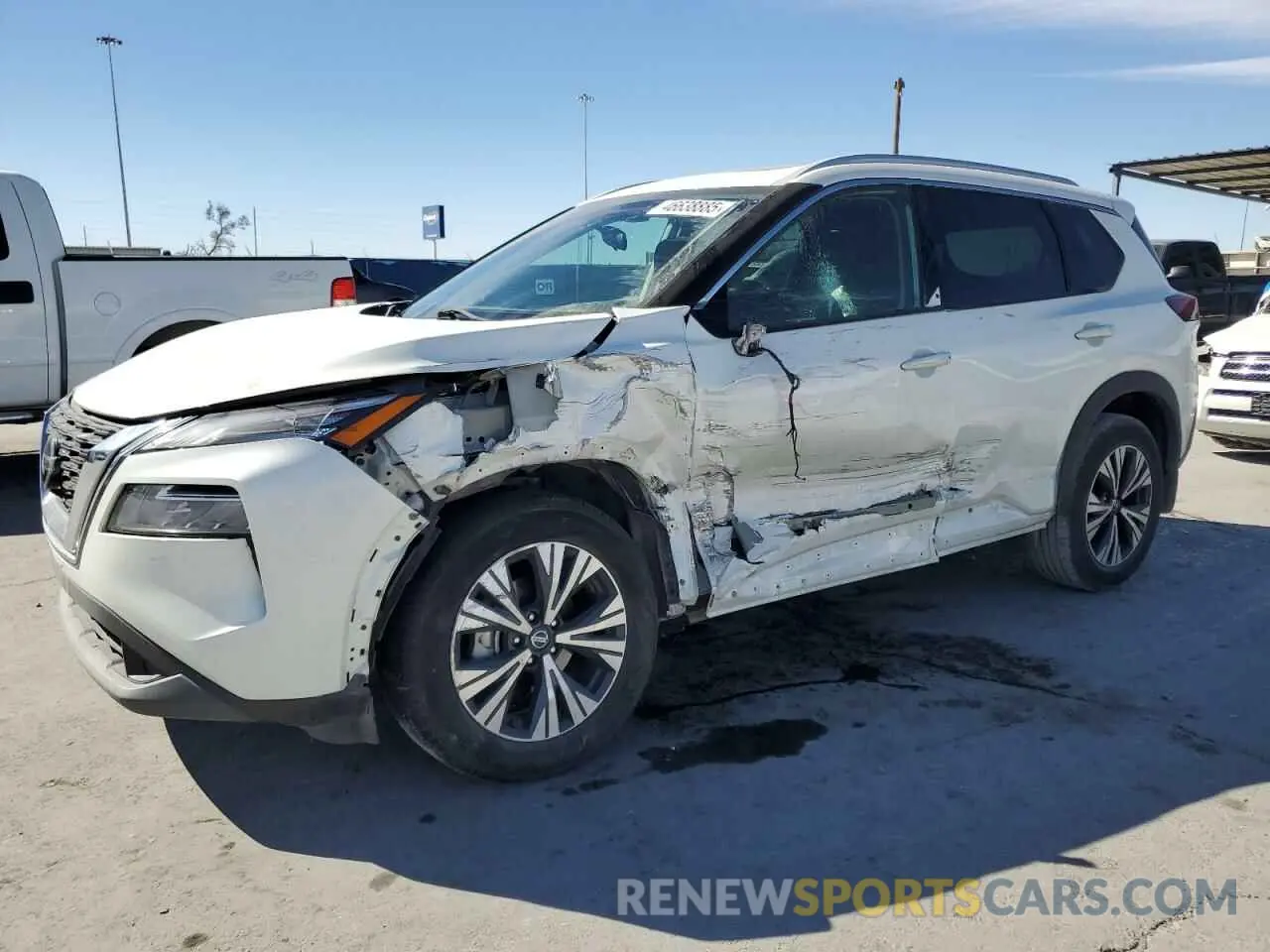 1 Photograph of a damaged car 5N1AT3BA0MC682574 NISSAN ROGUE 2021