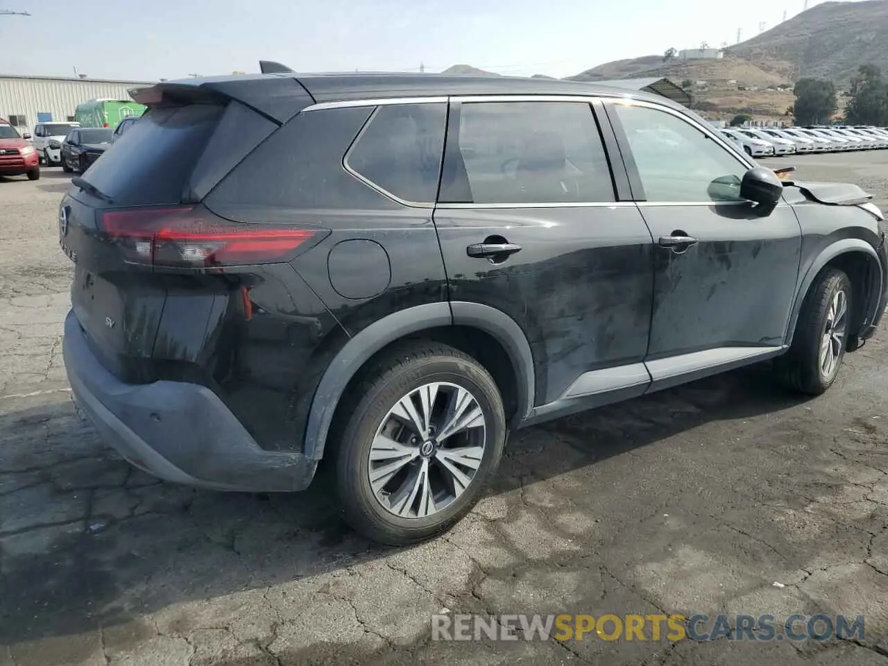 3 Photograph of a damaged car 5N1AT3BA0MC719042 NISSAN ROGUE 2021
