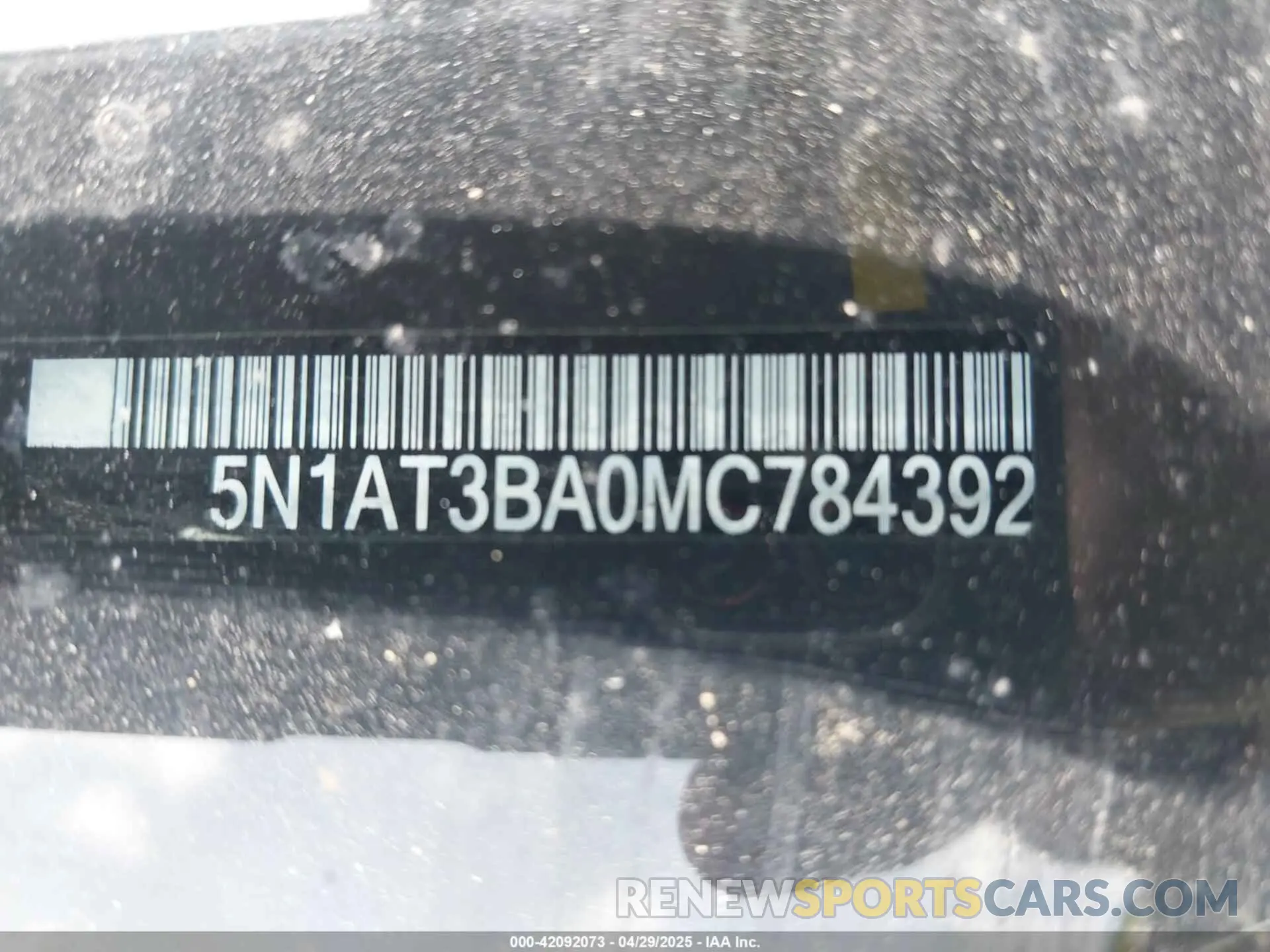 9 Photograph of a damaged car 5N1AT3BA0MC784392 NISSAN ROGUE 2021