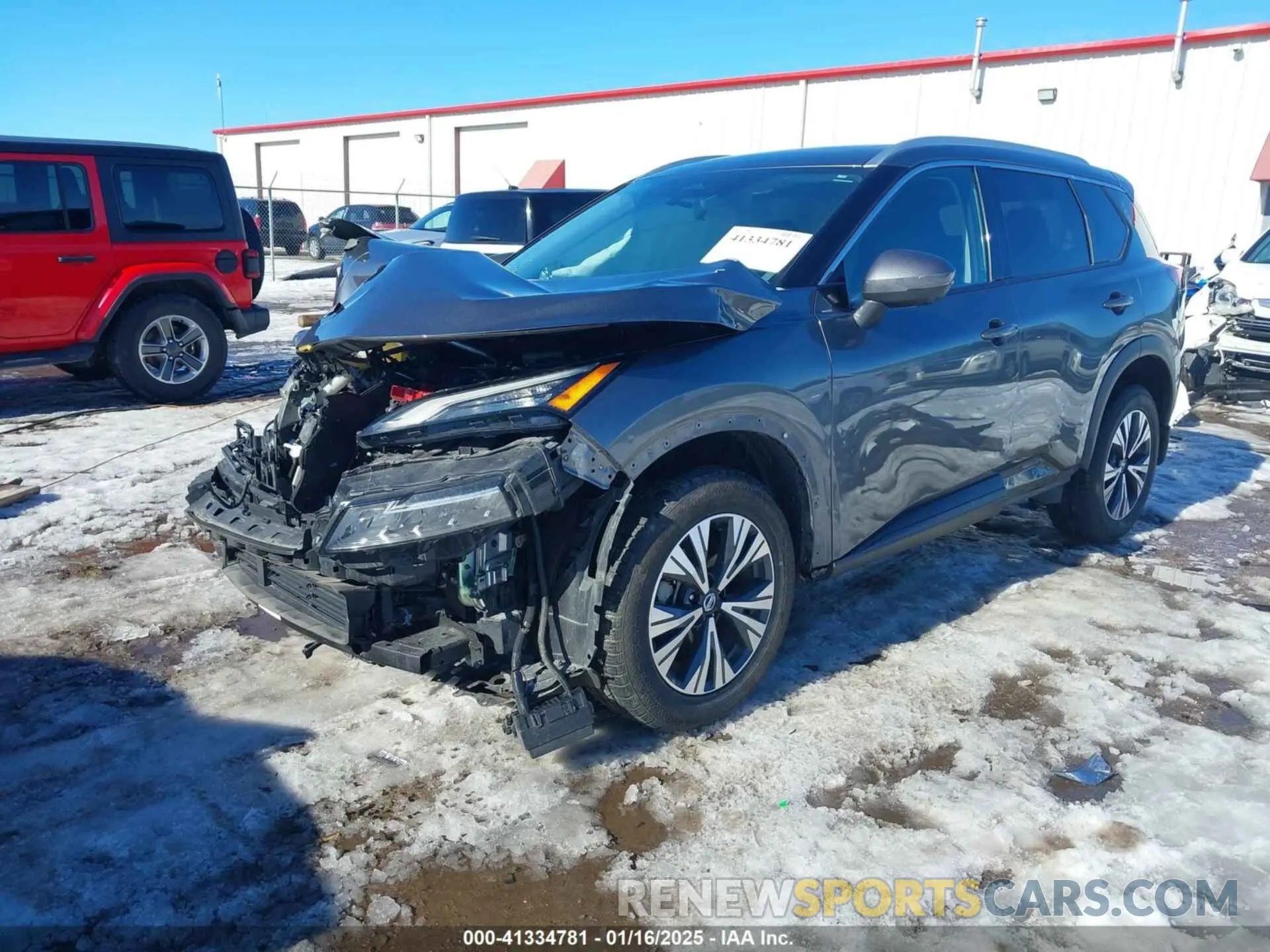 2 Photograph of a damaged car 5N1AT3BA0MC794520 NISSAN ROGUE 2021