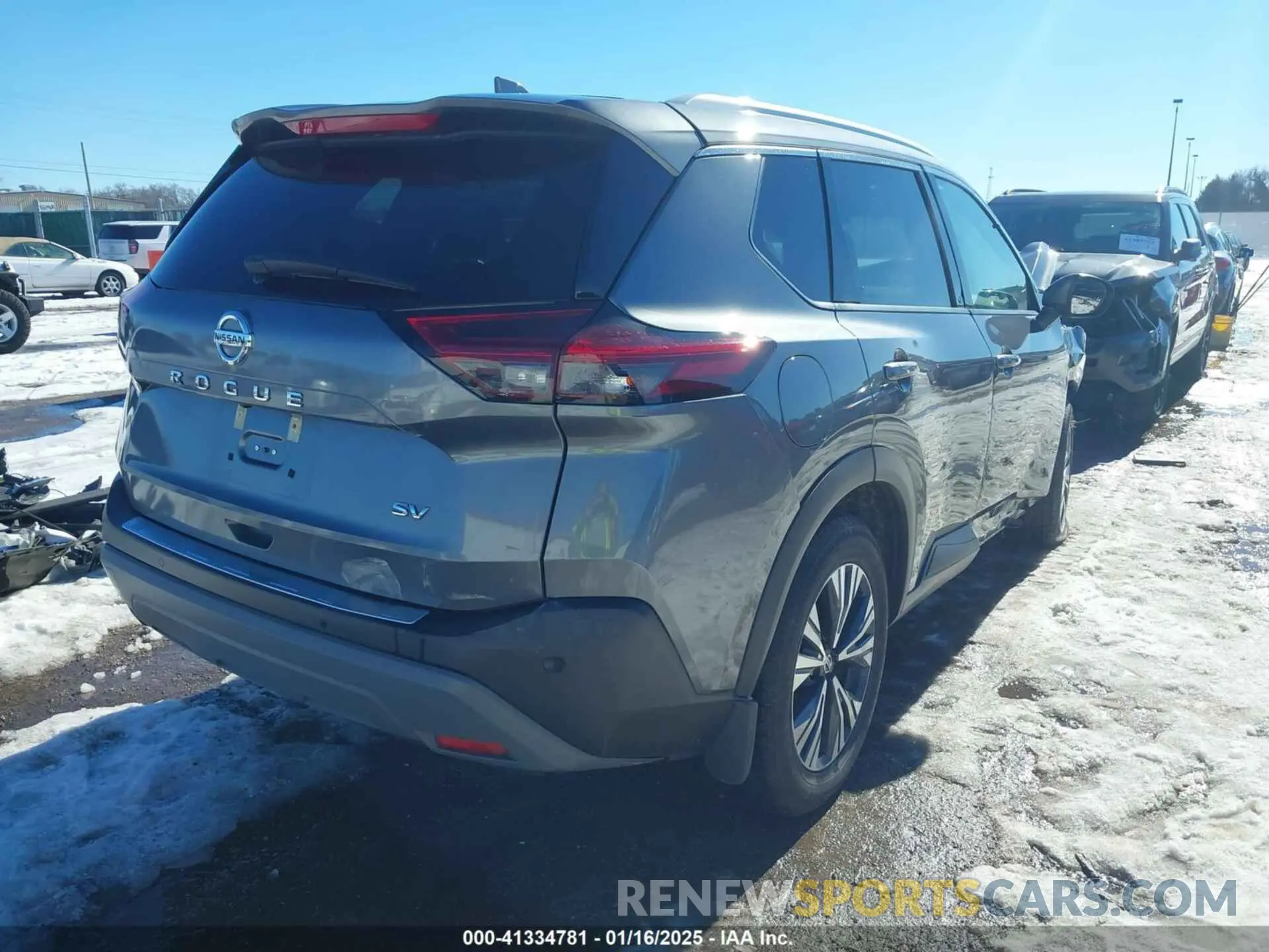4 Photograph of a damaged car 5N1AT3BA0MC794520 NISSAN ROGUE 2021