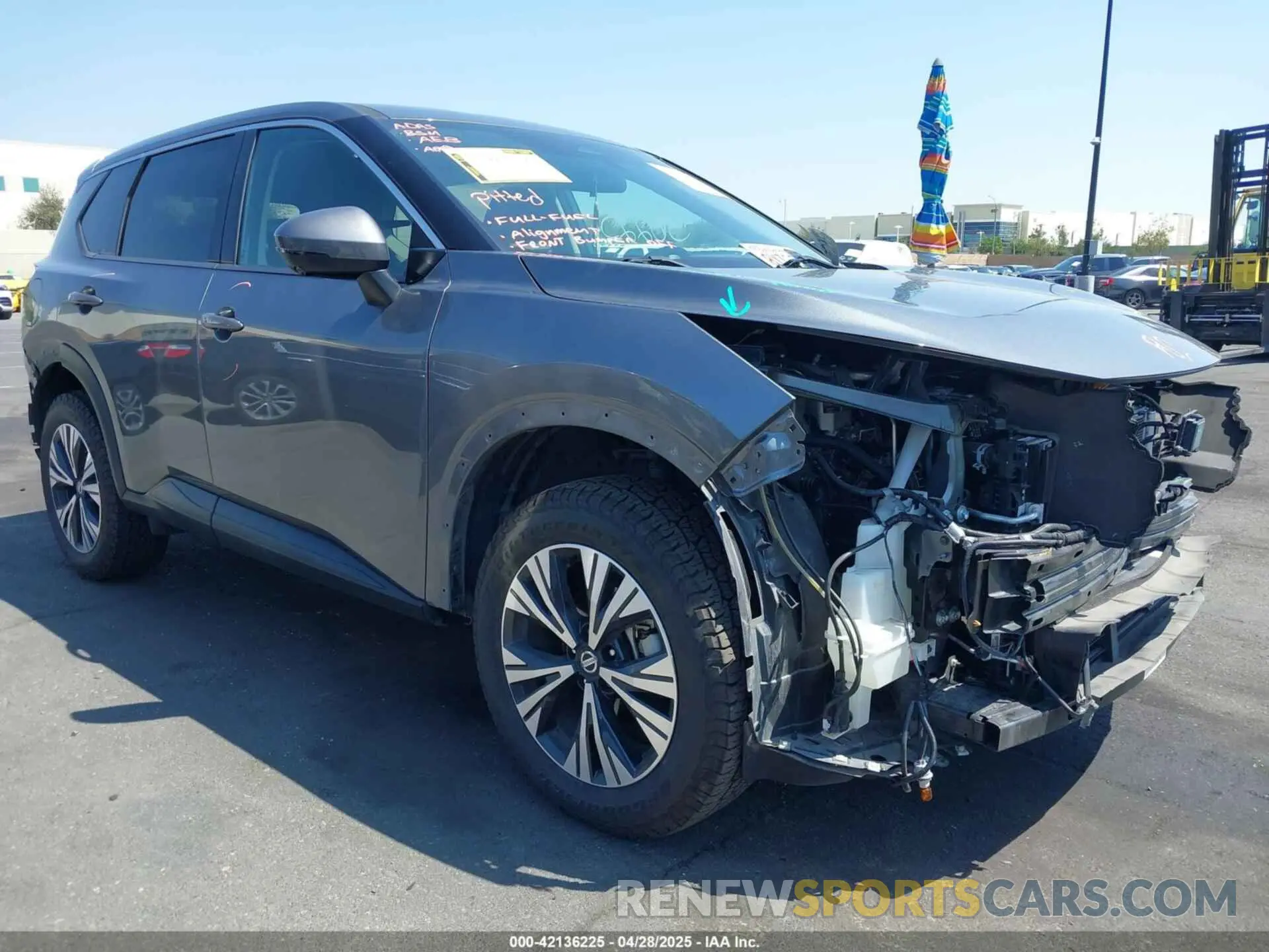 1 Photograph of a damaged car 5N1AT3BA0MC821439 NISSAN ROGUE 2021