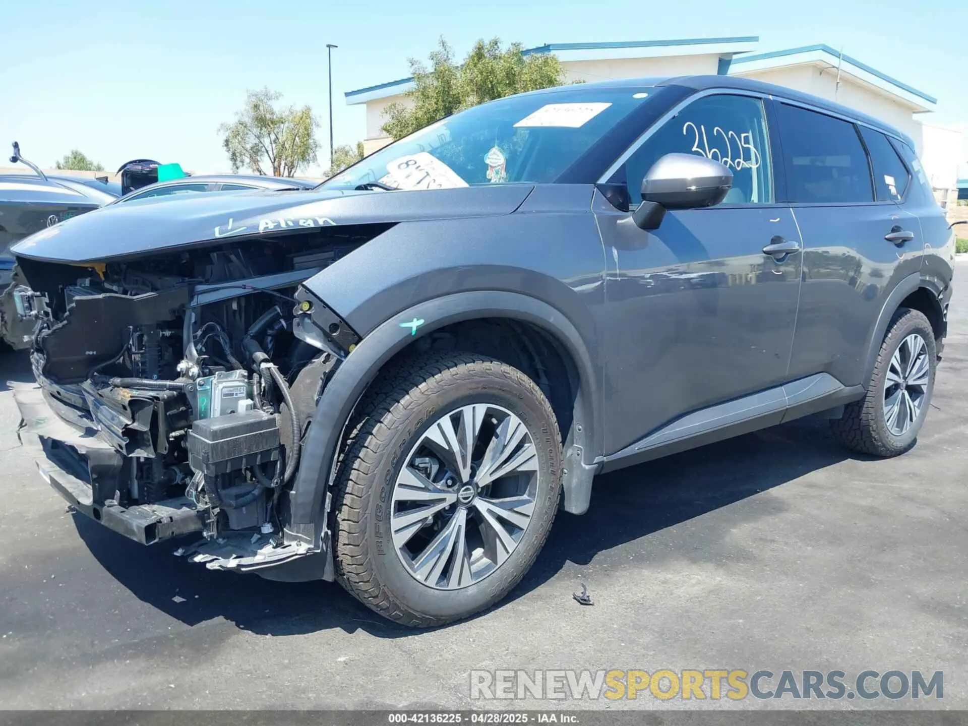 2 Photograph of a damaged car 5N1AT3BA0MC821439 NISSAN ROGUE 2021