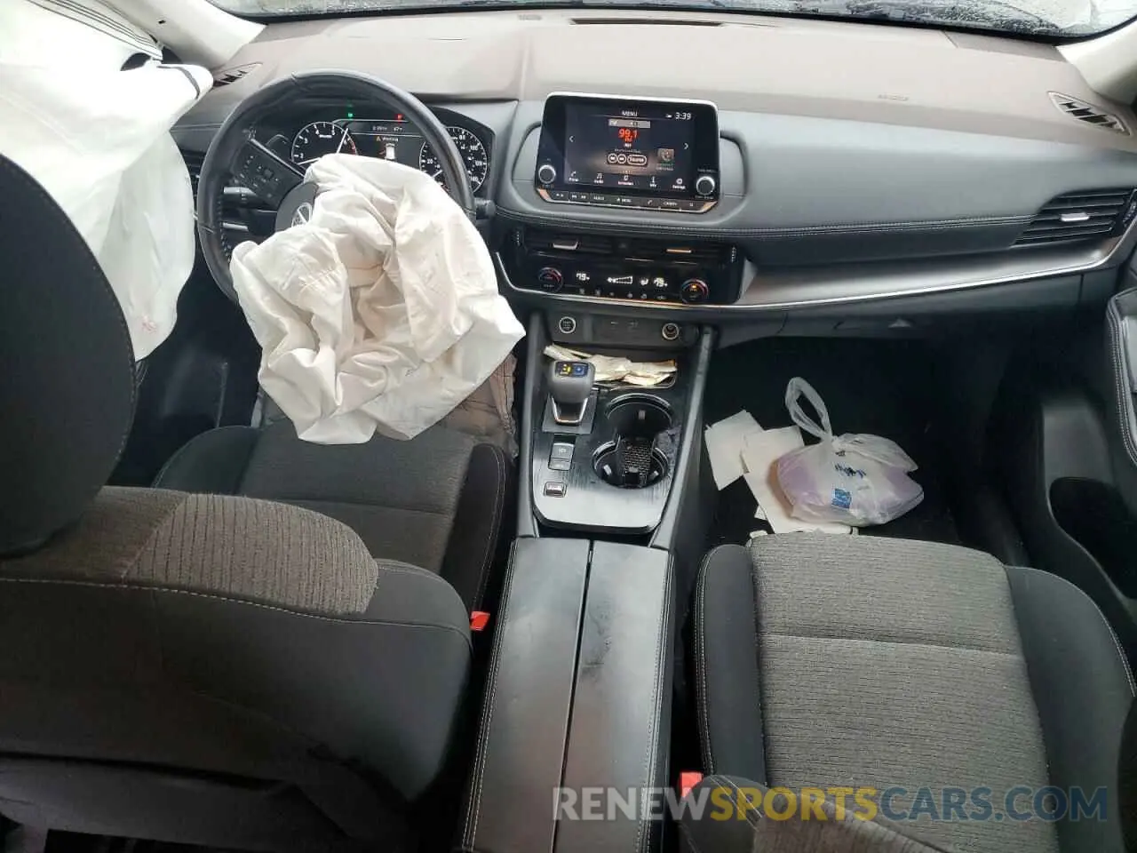 8 Фотография поврежденного автомобиля 5N1AT3BA0MC830495 NISSAN ROGUE 2021