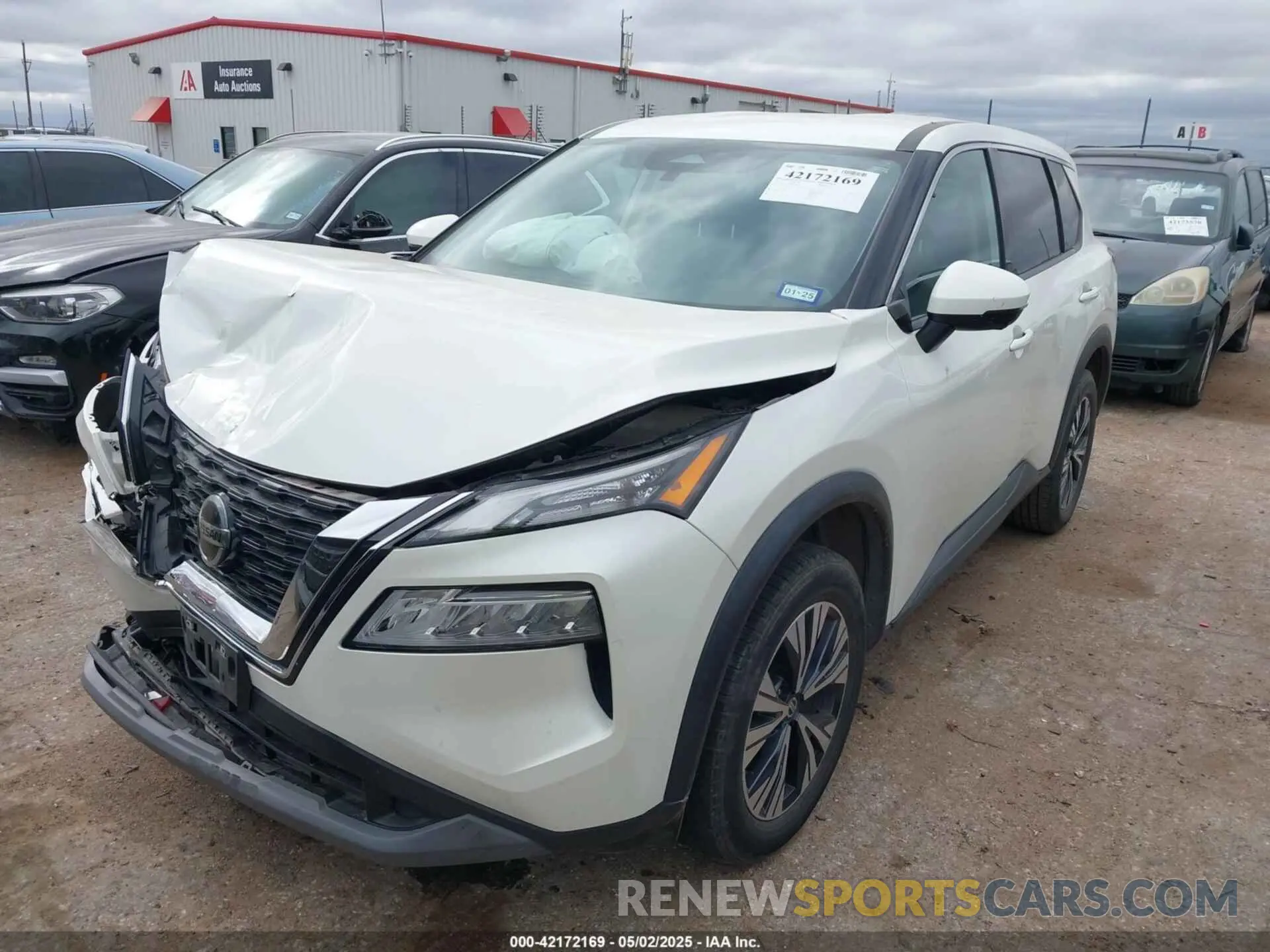 2 Photograph of a damaged car 5N1AT3BA1MC724220 NISSAN ROGUE 2021