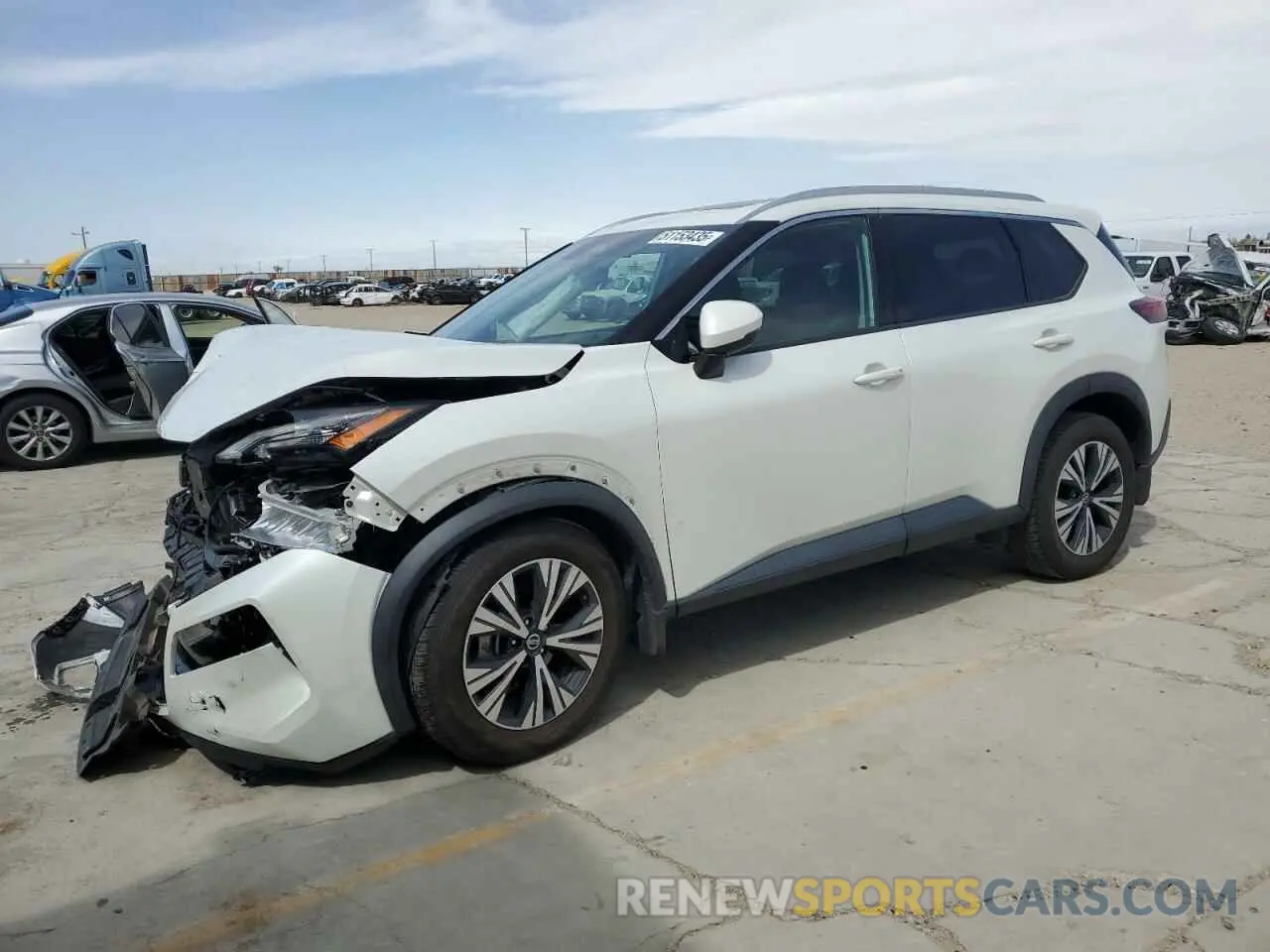 1 Photograph of a damaged car 5N1AT3BA1MC748646 NISSAN ROGUE 2021
