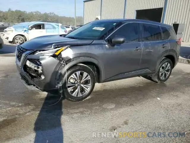 1 Photograph of a damaged car 5N1AT3BA1MC763843 NISSAN ROGUE 2021