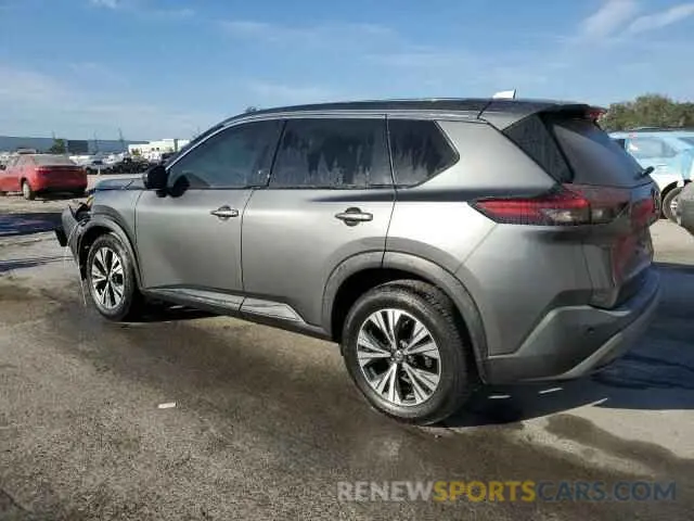 2 Photograph of a damaged car 5N1AT3BA1MC763843 NISSAN ROGUE 2021