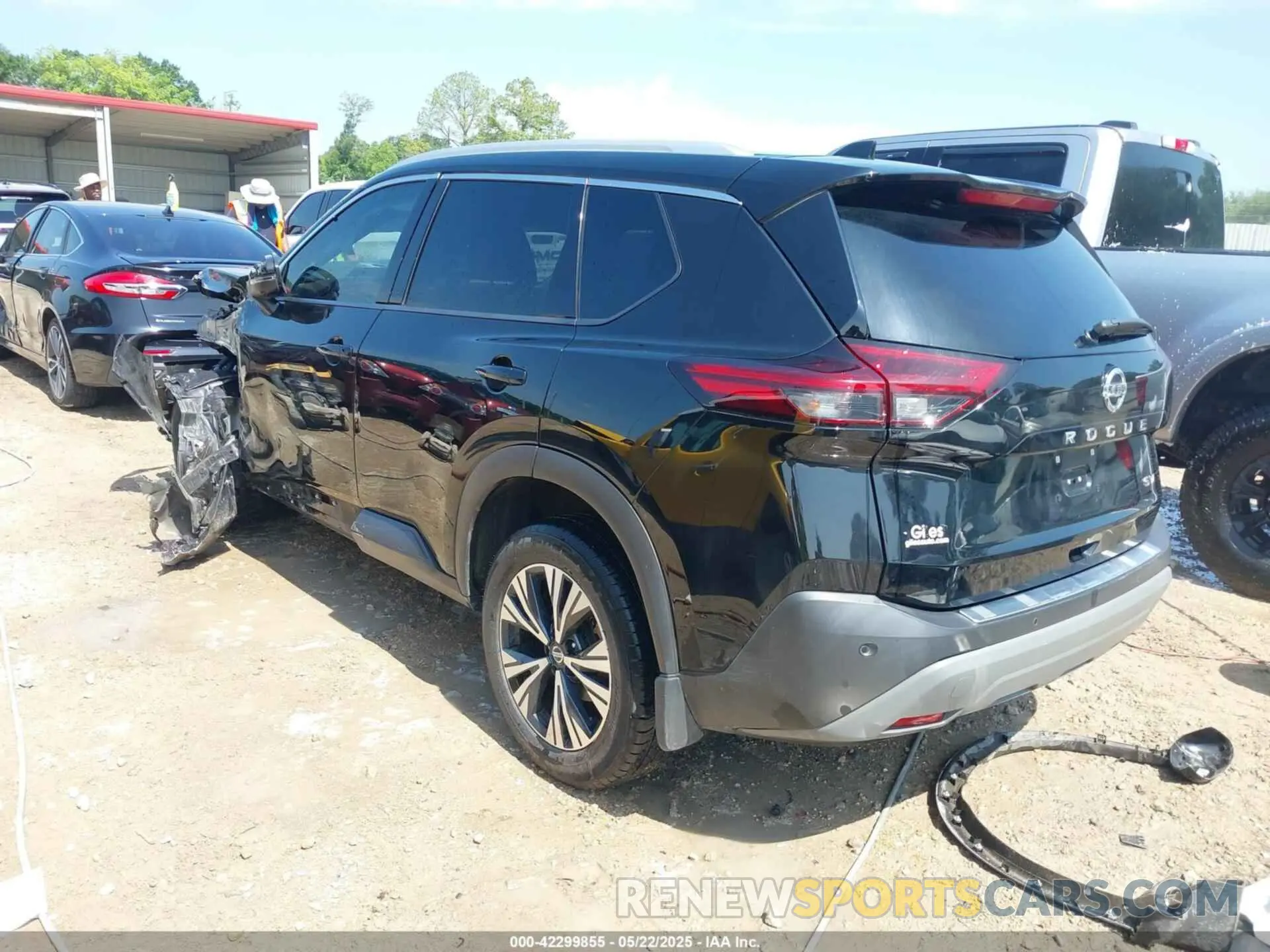 3 Photograph of a damaged car 5N1AT3BA1MC816590 NISSAN ROGUE 2021