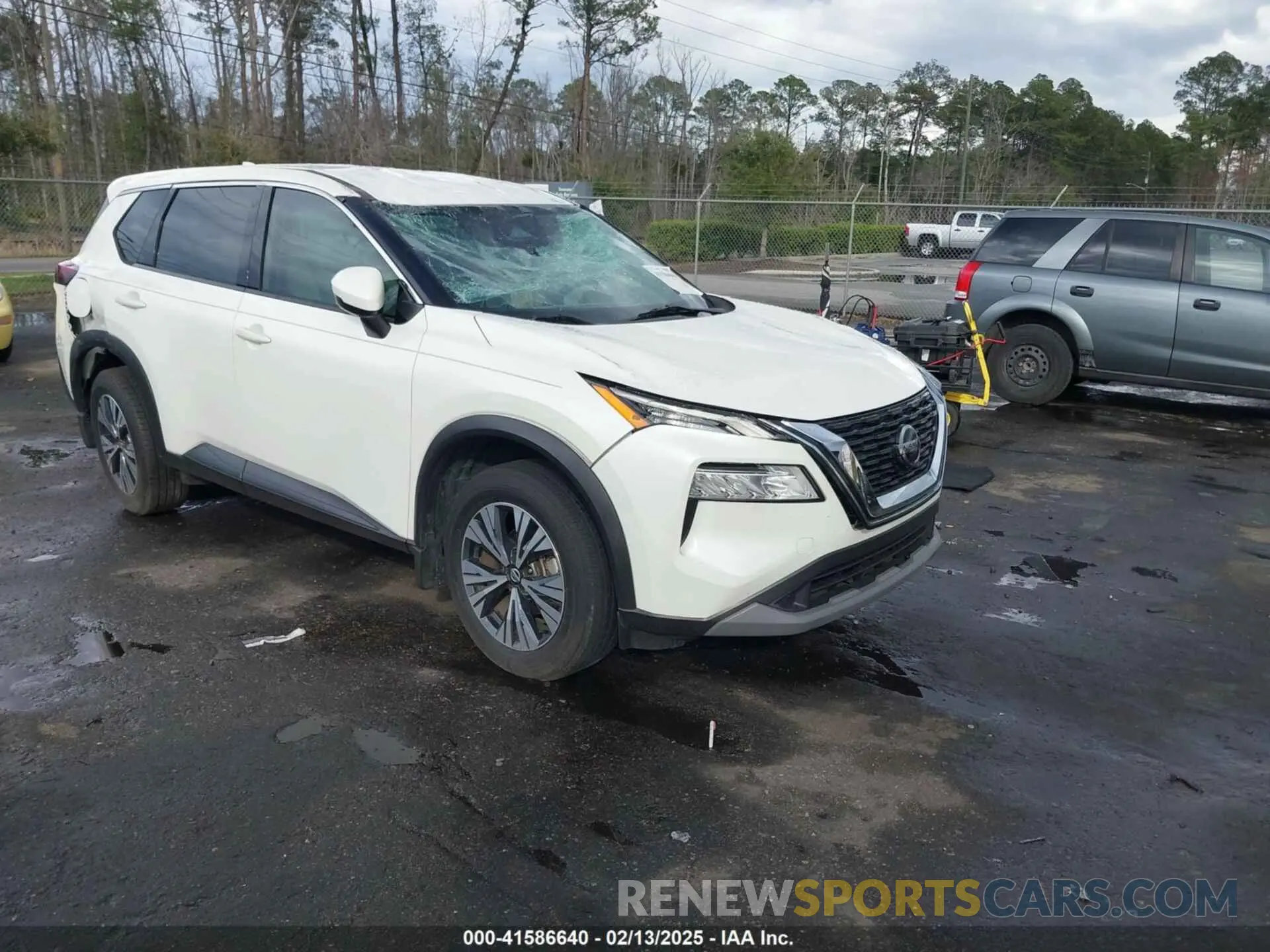 1 Photograph of a damaged car 5N1AT3BA1MC837200 NISSAN ROGUE 2021