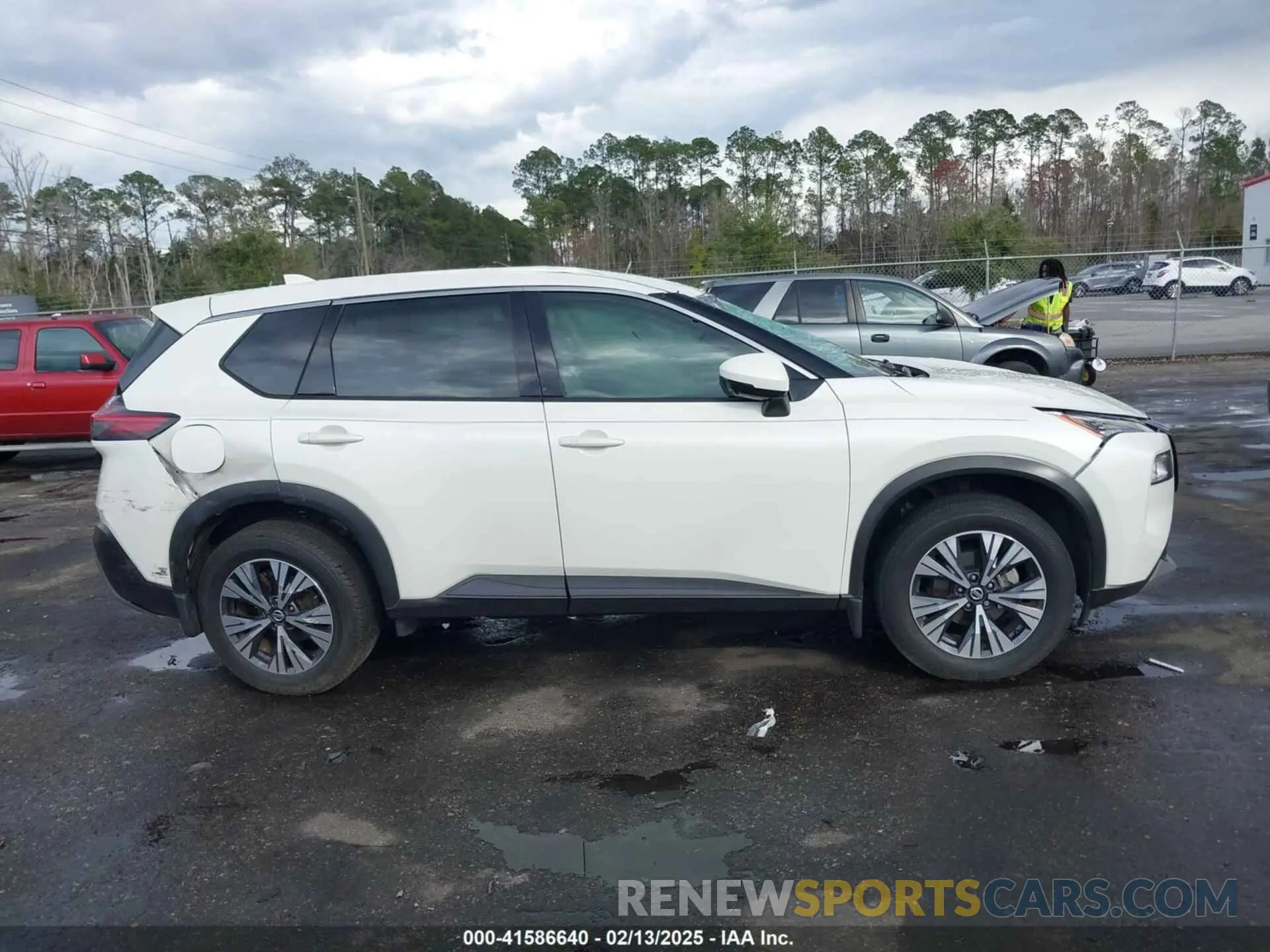 13 Photograph of a damaged car 5N1AT3BA1MC837200 NISSAN ROGUE 2021