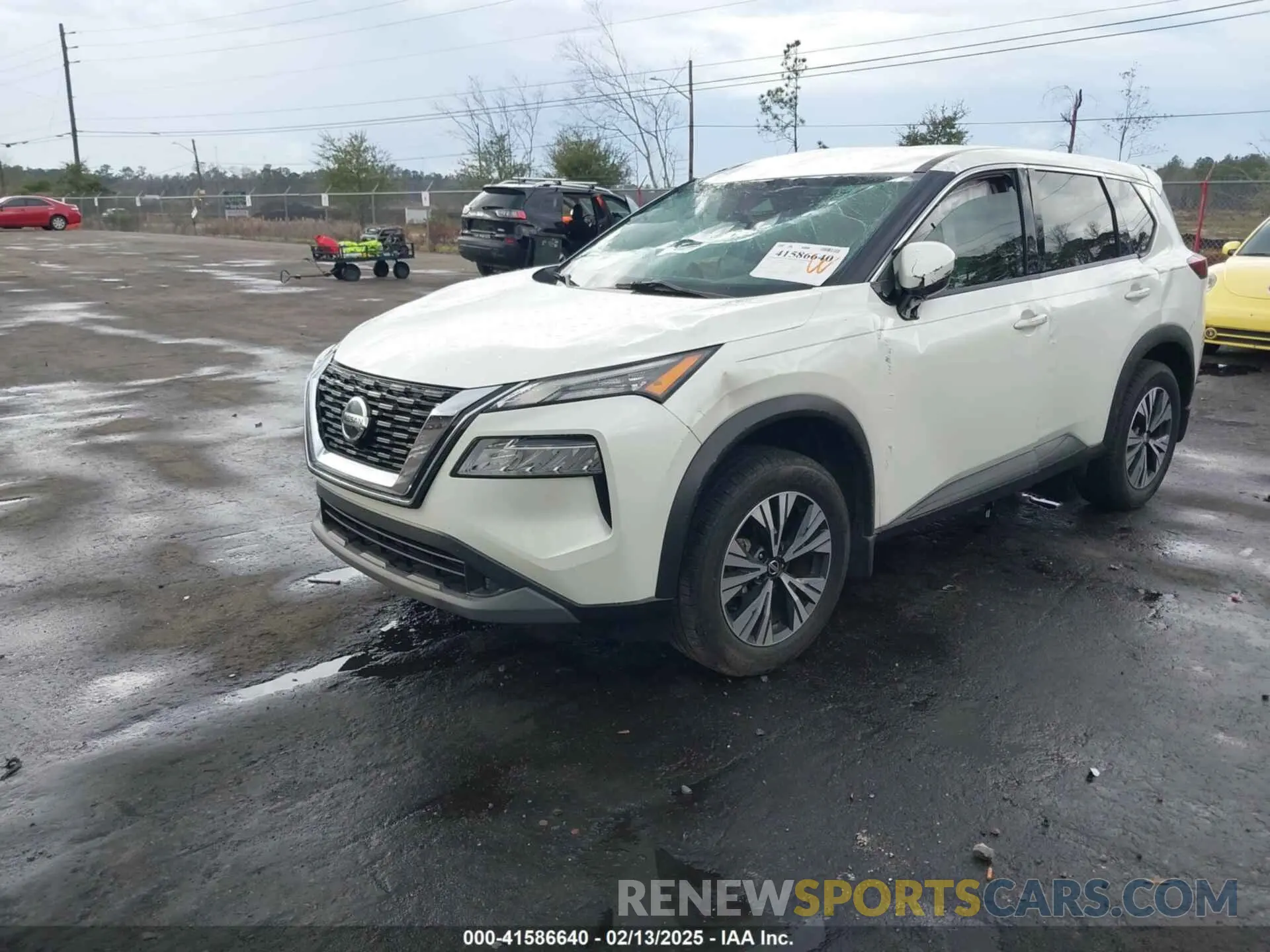 2 Photograph of a damaged car 5N1AT3BA1MC837200 NISSAN ROGUE 2021