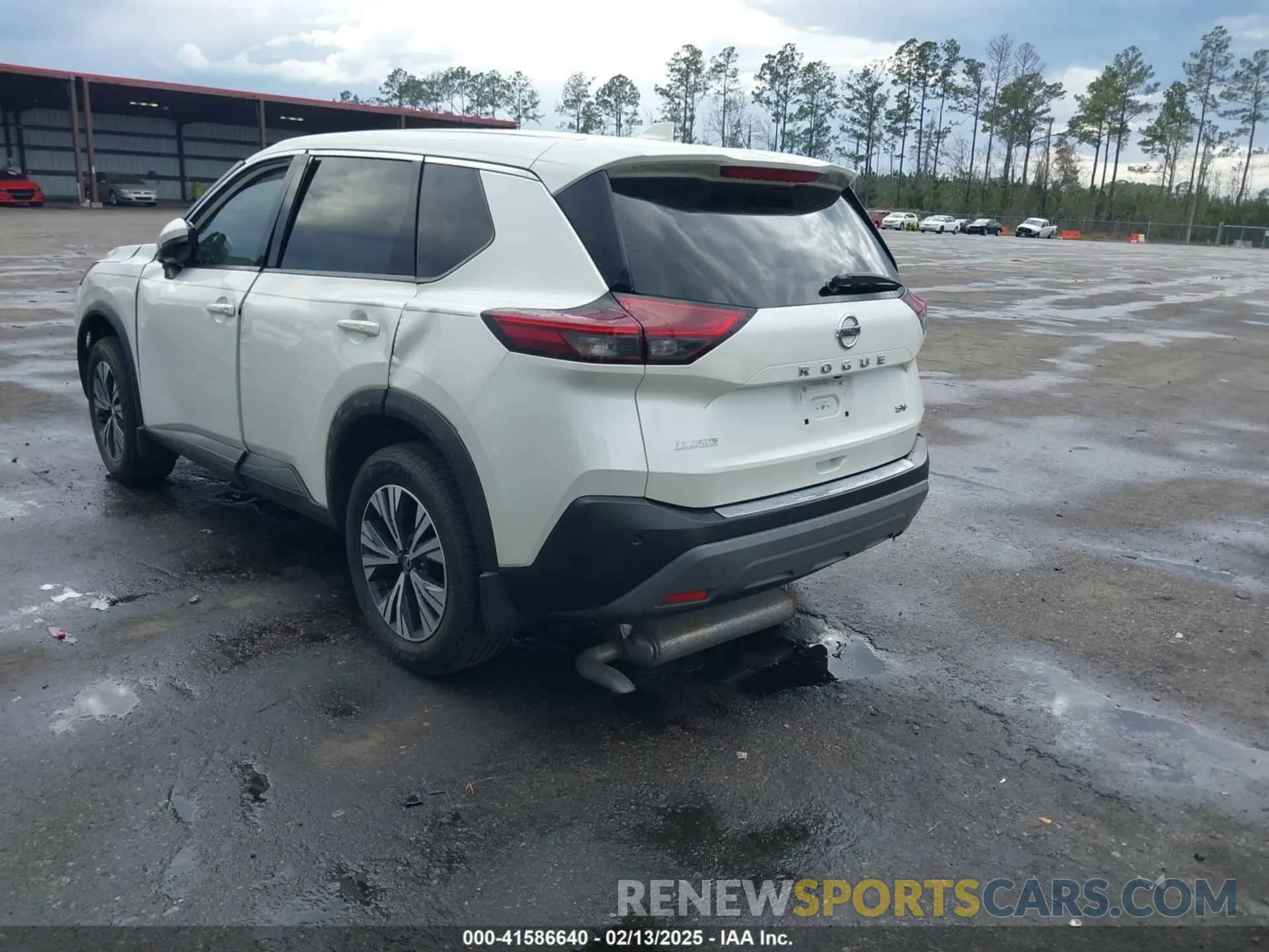 3 Photograph of a damaged car 5N1AT3BA1MC837200 NISSAN ROGUE 2021