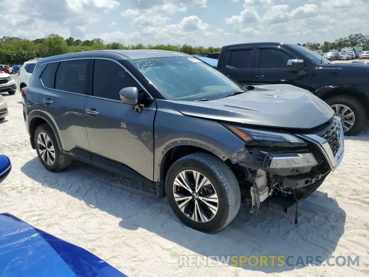 4 Фотография поврежденного автомобиля 5N1AT3BA2MC780991 NISSAN ROGUE 2021
