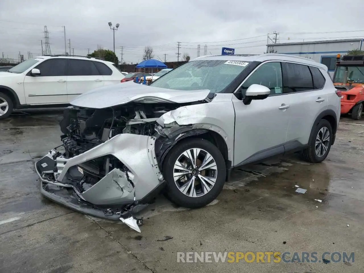 1 Photograph of a damaged car 5N1AT3BA3MC696999 NISSAN ROGUE 2021