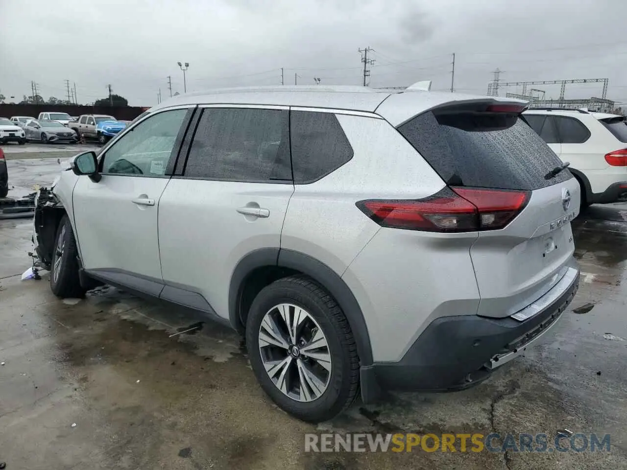 2 Photograph of a damaged car 5N1AT3BA3MC696999 NISSAN ROGUE 2021