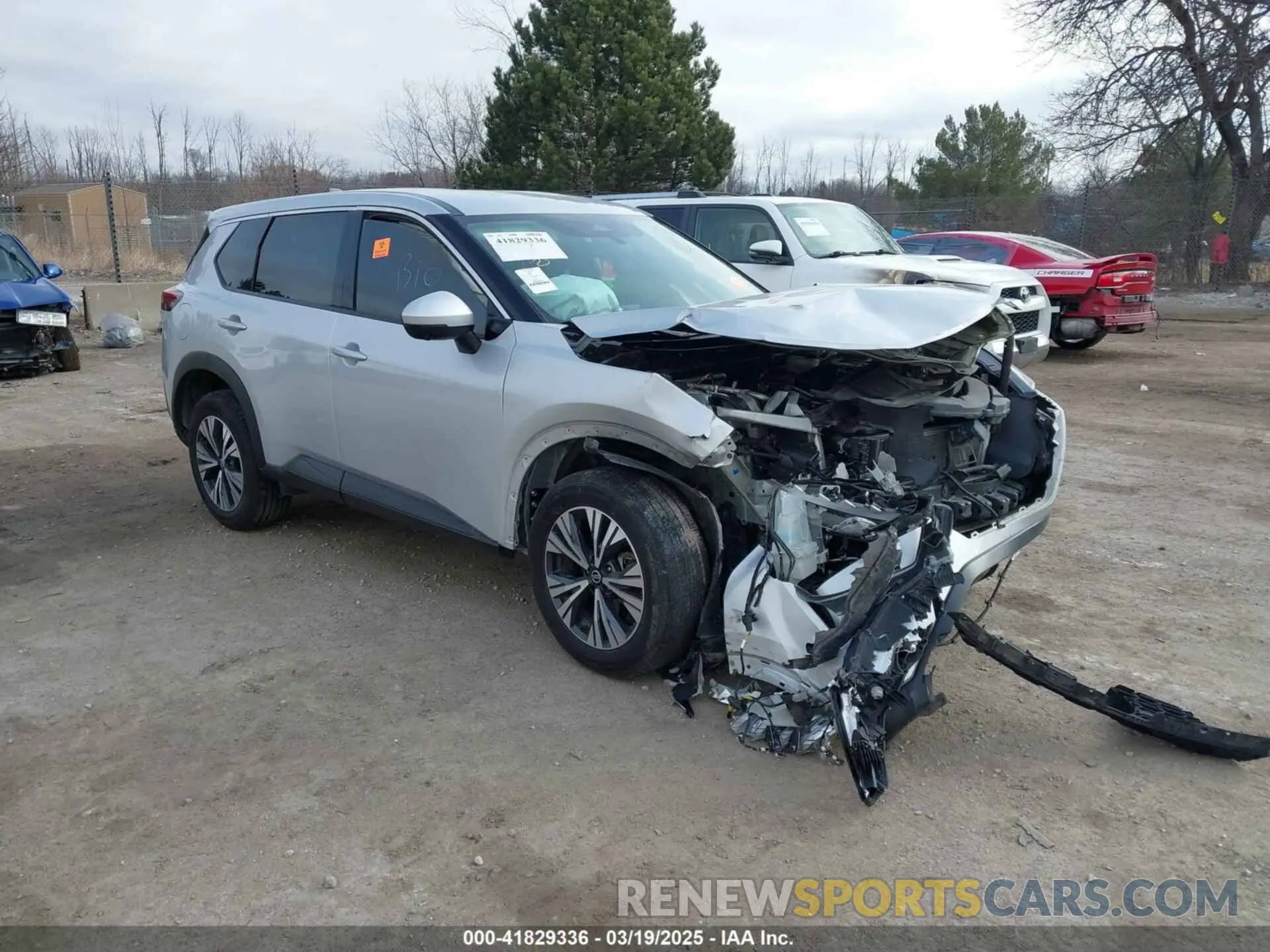 1 Photograph of a damaged car 5N1AT3BA3MC765707 NISSAN ROGUE 2021