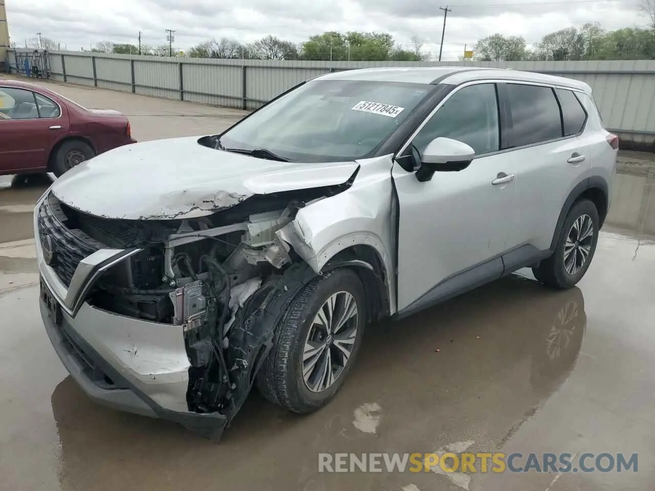 1 Фотография поврежденного автомобиля 5N1AT3BA3MC780207 NISSAN ROGUE 2021