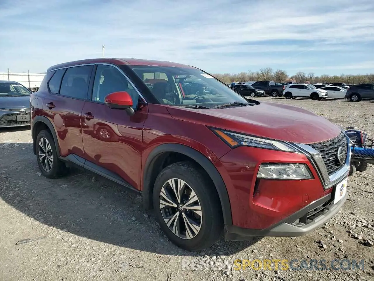 4 Фотография поврежденного автомобиля 5N1AT3BA3MC818275 NISSAN ROGUE 2021