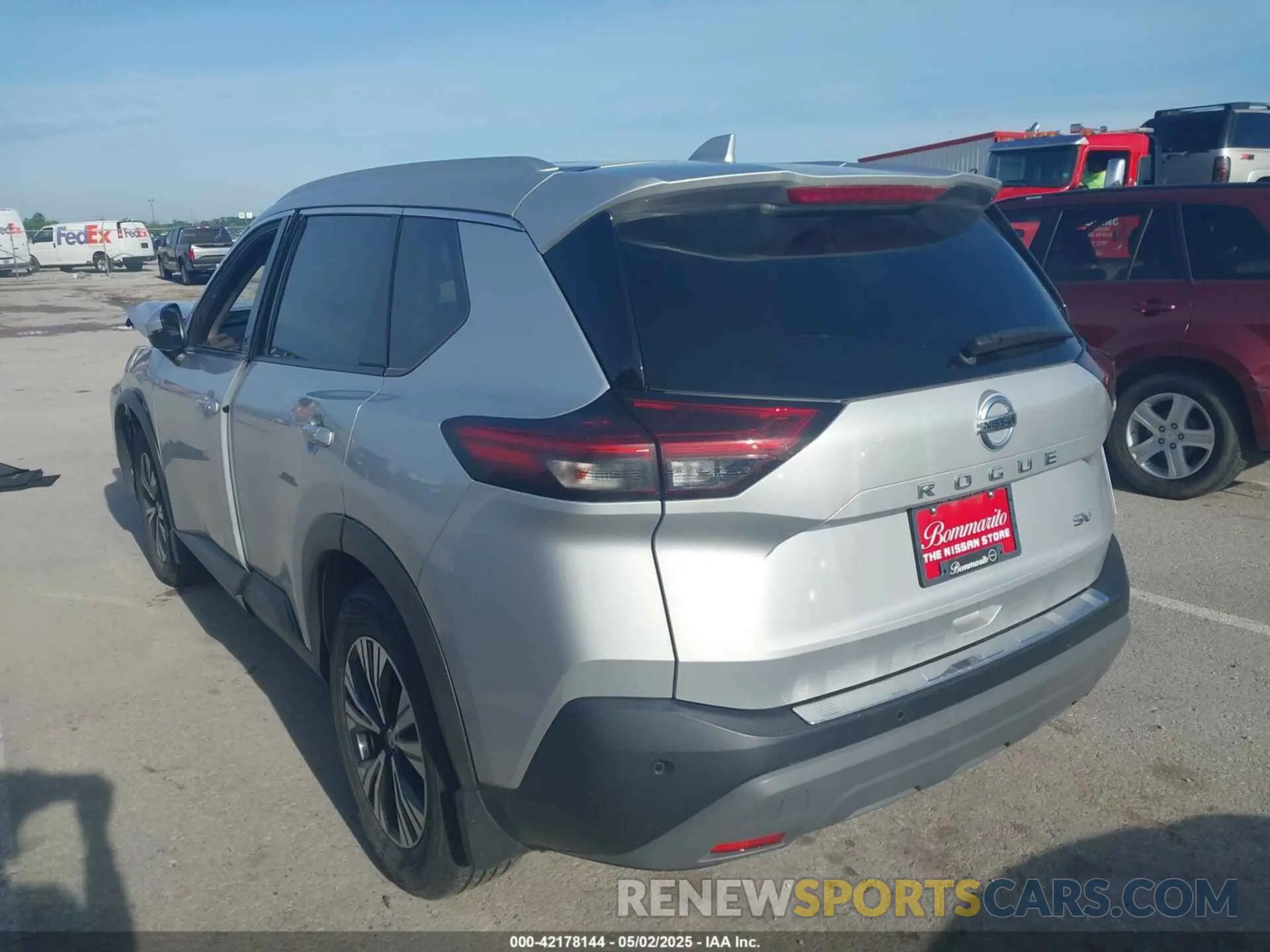3 Photograph of a damaged car 5N1AT3BA3MC850448 NISSAN ROGUE 2021