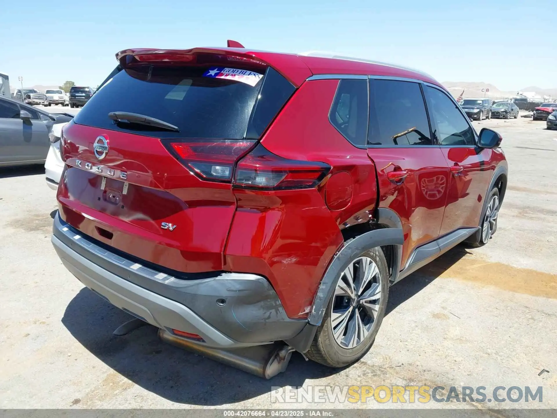 4 Photograph of a damaged car 5N1AT3BA4MC679774 NISSAN ROGUE 2021