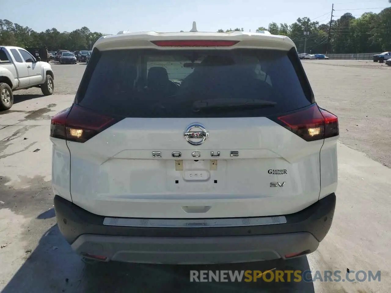 6 Фотография поврежденного автомобиля 5N1AT3BA4MC711963 NISSAN ROGUE 2021