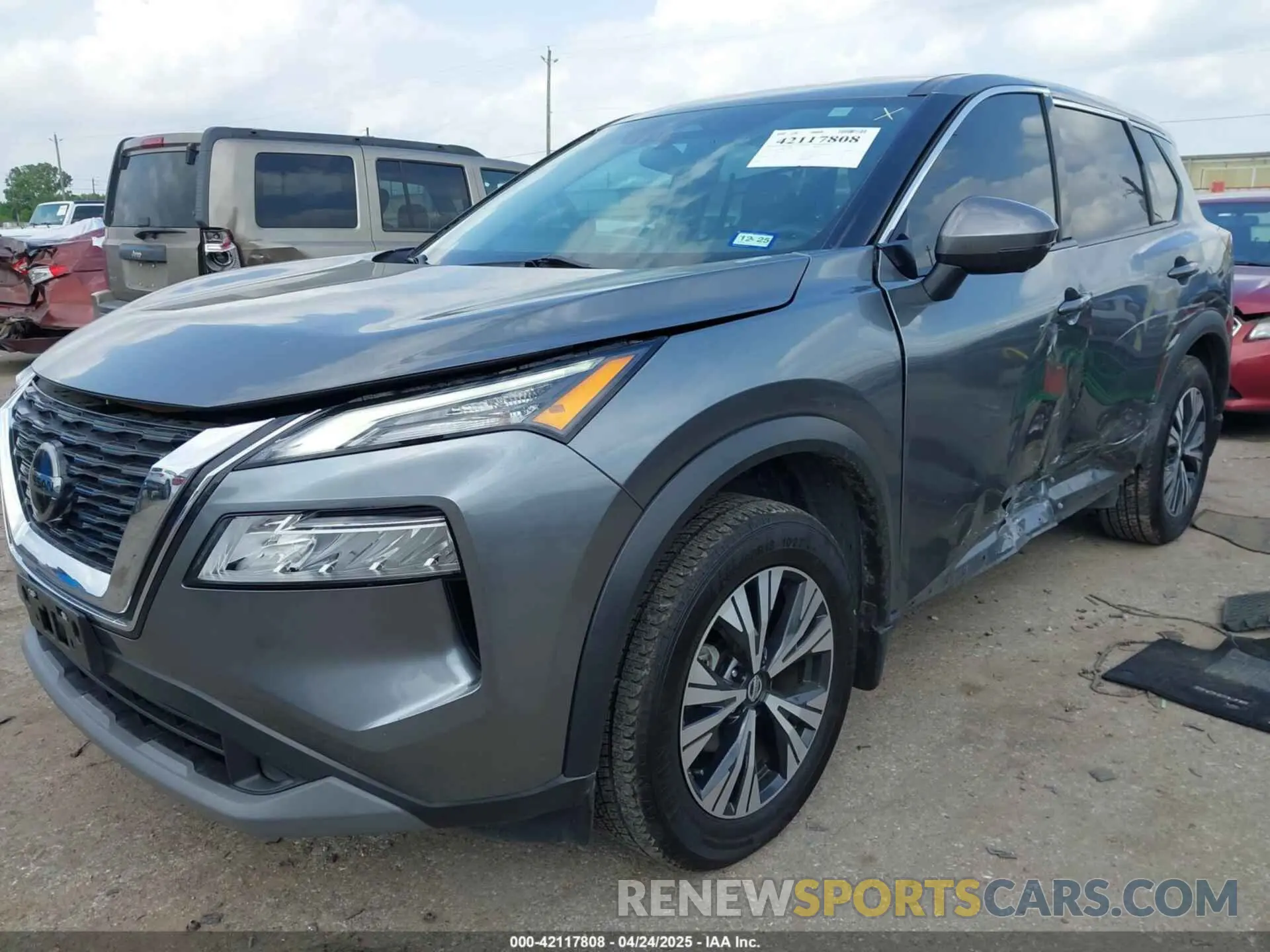 2 Фотография поврежденного автомобиля 5N1AT3BA5MC756166 NISSAN ROGUE 2021