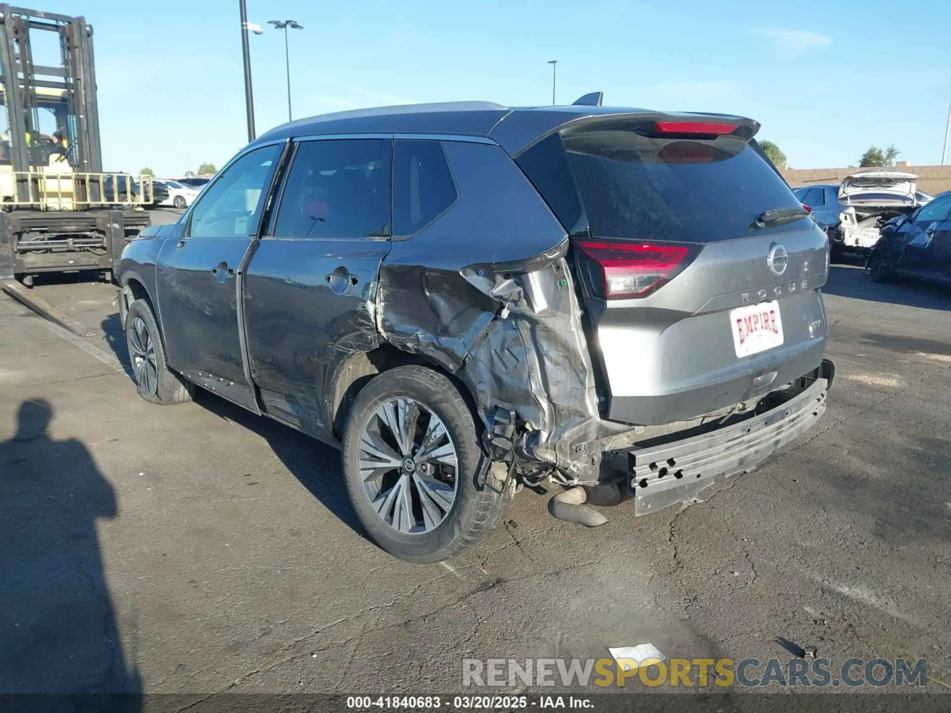 14 Photograph of a damaged car 5N1AT3BA5MC766020 NISSAN ROGUE 2021