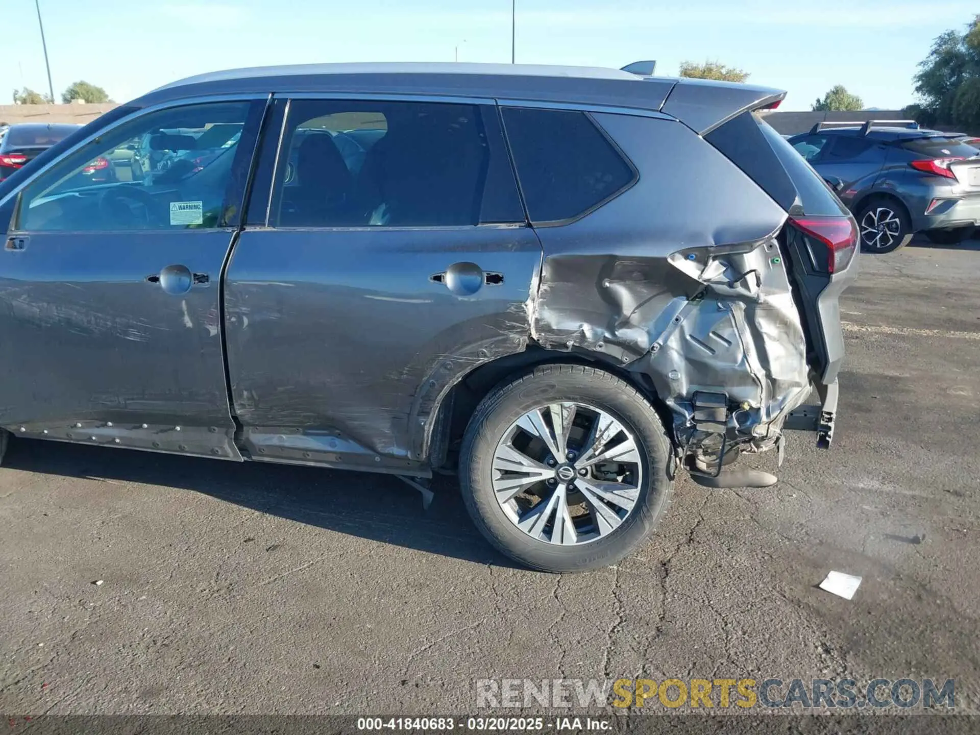 6 Photograph of a damaged car 5N1AT3BA5MC766020 NISSAN ROGUE 2021