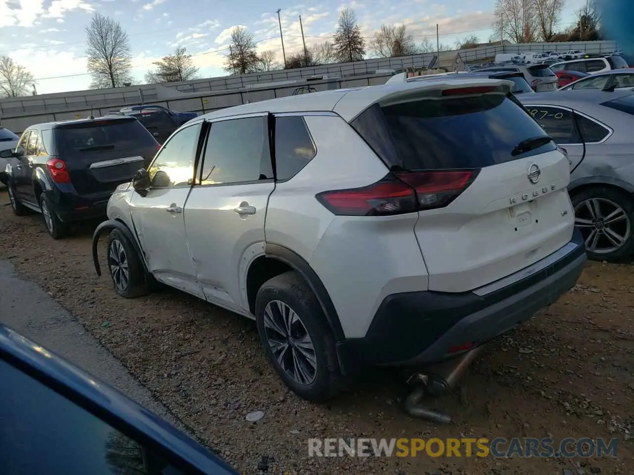 2 Photograph of a damaged car 5N1AT3BA5MC823252 NISSAN ROGUE 2021