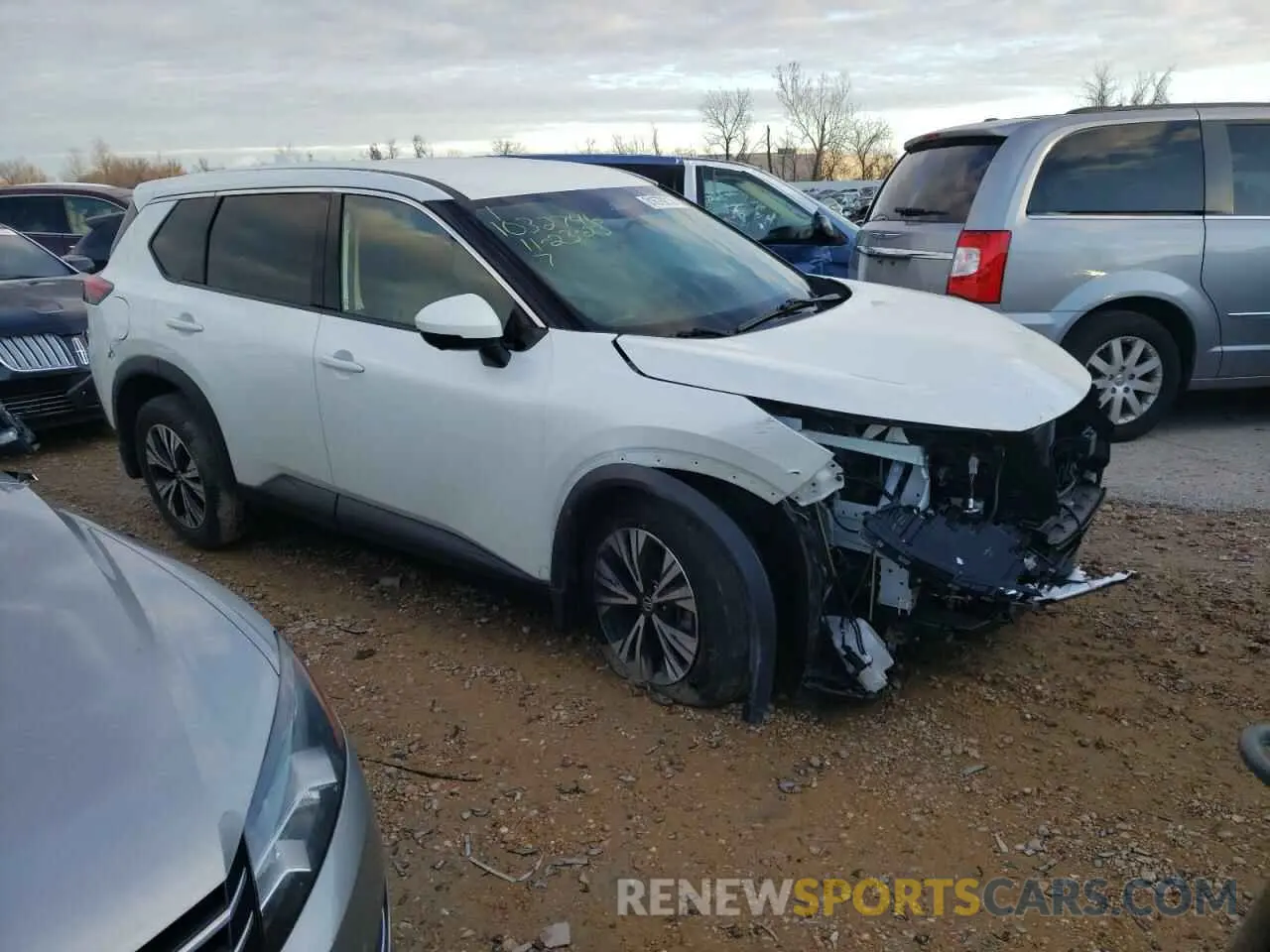 4 Photograph of a damaged car 5N1AT3BA5MC823252 NISSAN ROGUE 2021