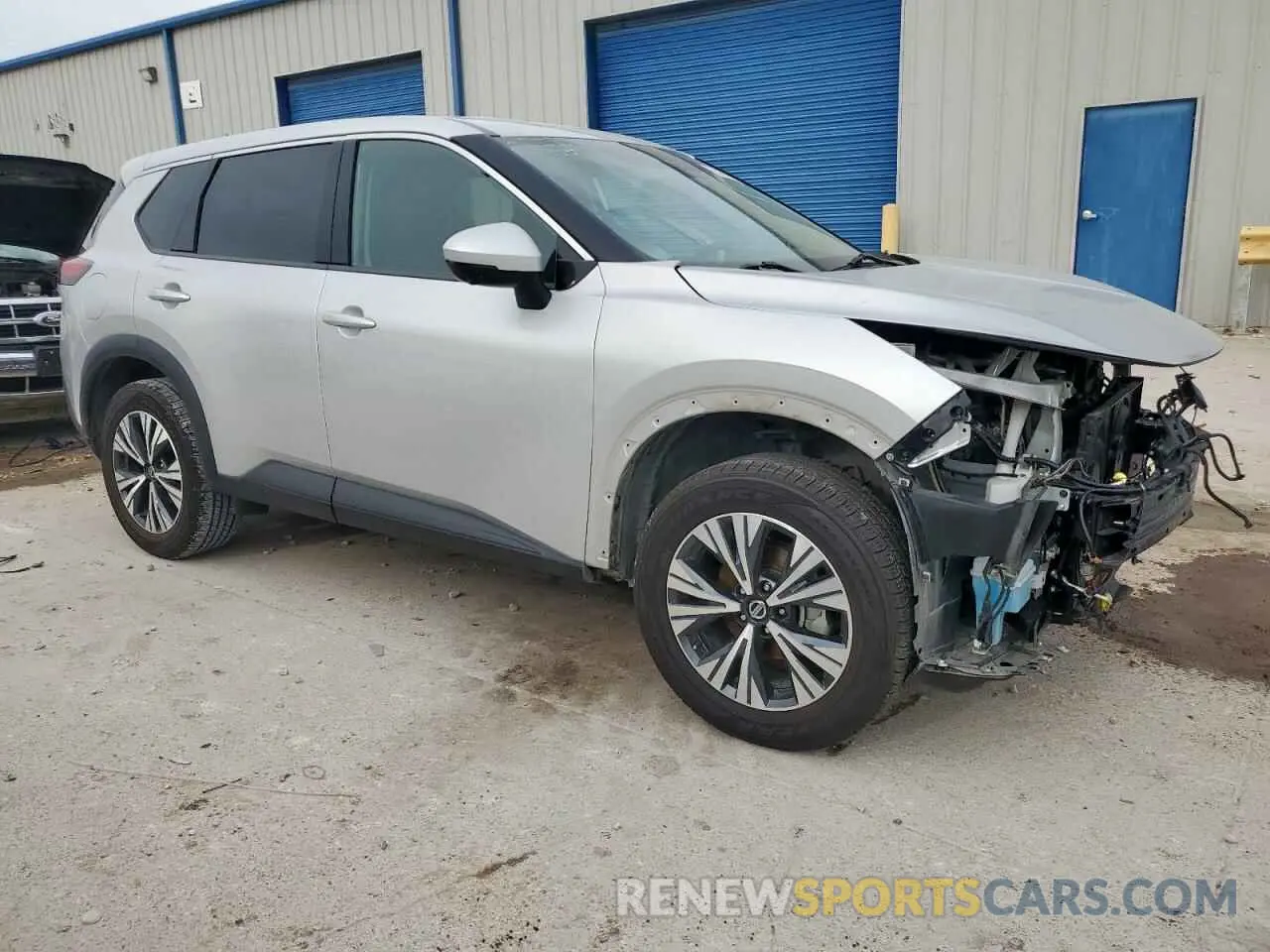4 Photograph of a damaged car 5N1AT3BA6MC724391 NISSAN ROGUE 2021