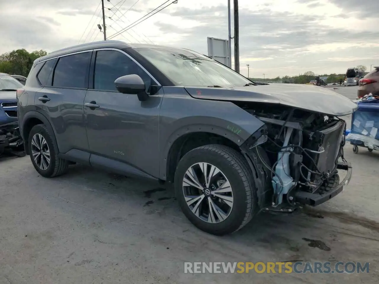 4 Фотография поврежденного автомобиля 5N1AT3BA6MC732670 NISSAN ROGUE 2021