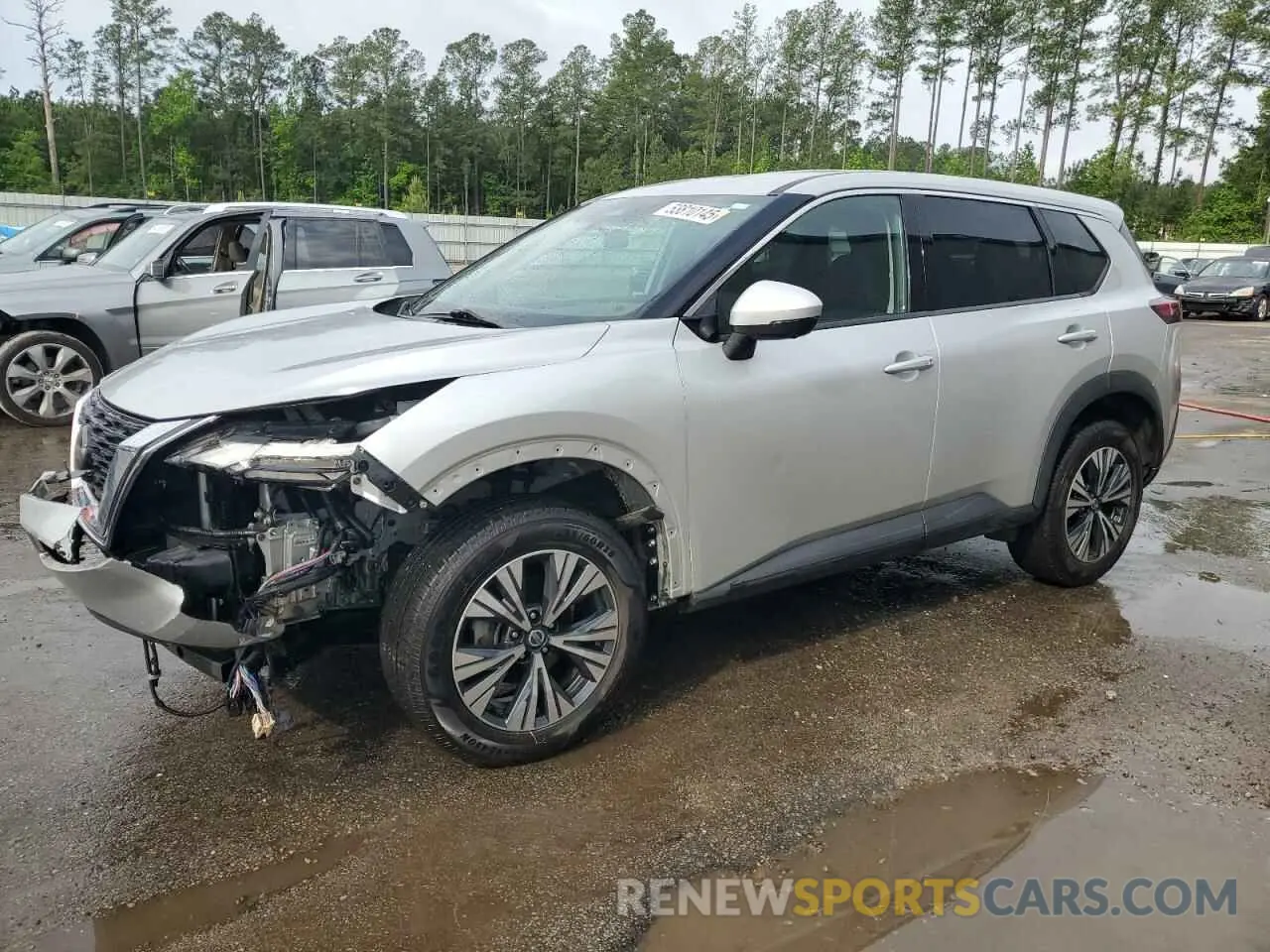 1 Photograph of a damaged car 5N1AT3BA6MC732894 NISSAN ROGUE 2021
