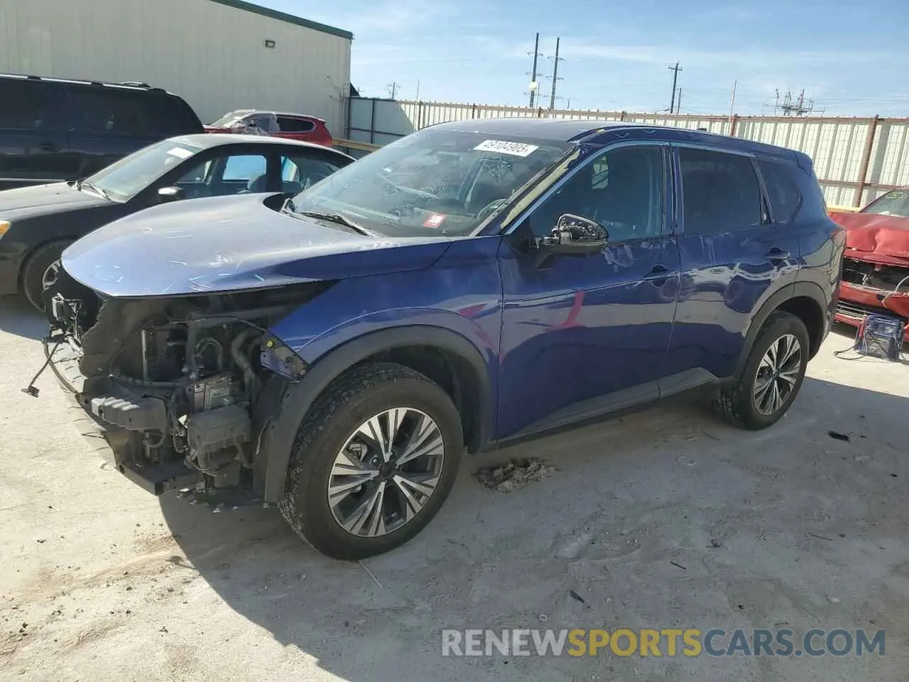1 Photograph of a damaged car 5N1AT3BA6MC768858 NISSAN ROGUE 2021