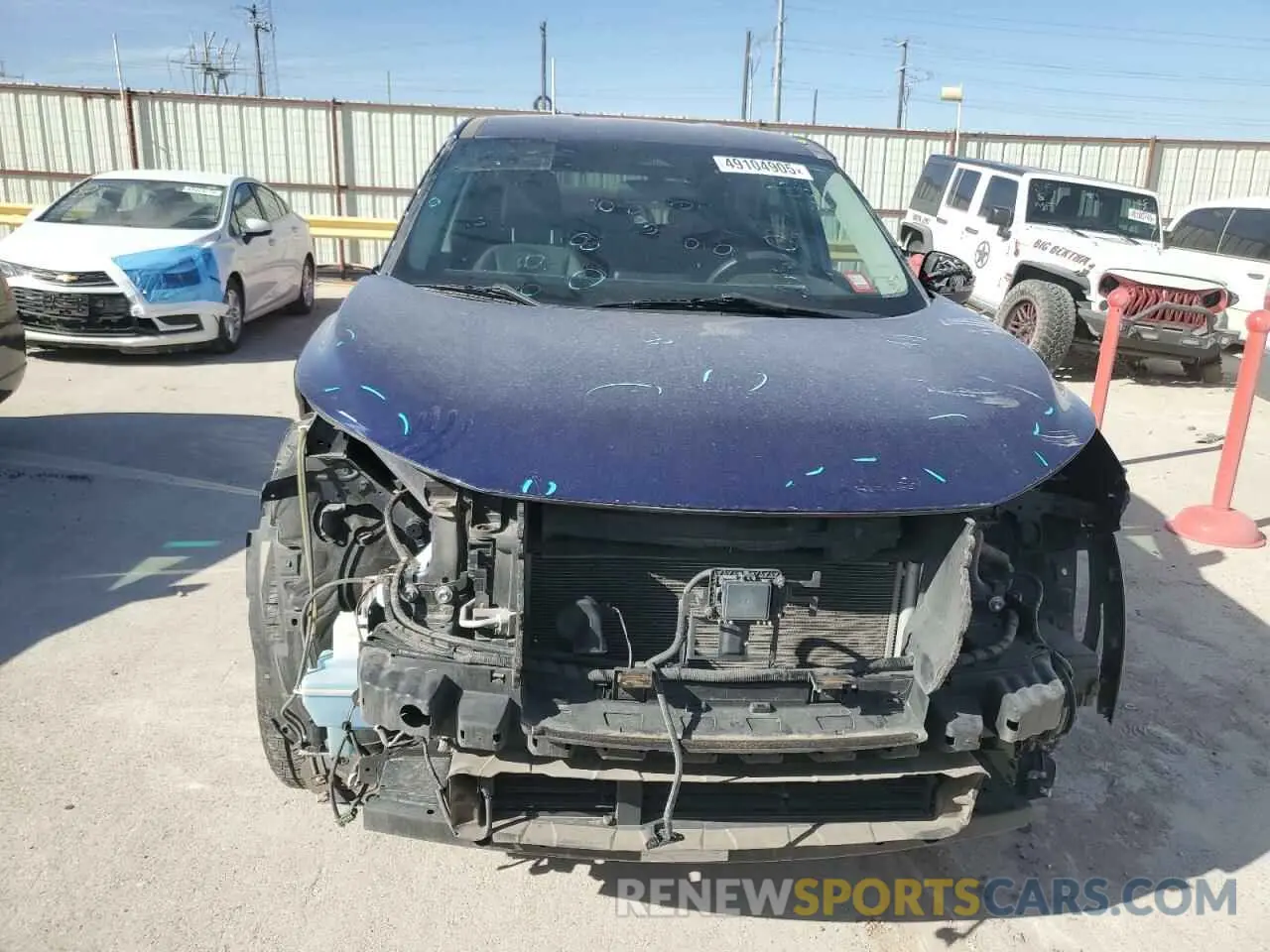 5 Photograph of a damaged car 5N1AT3BA6MC768858 NISSAN ROGUE 2021