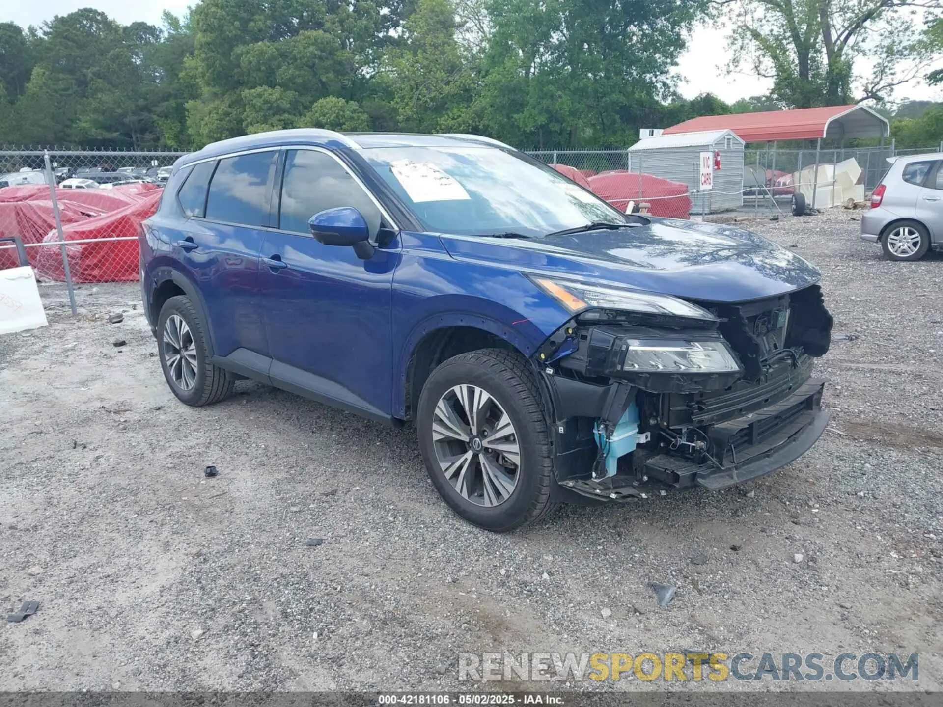 1 Photograph of a damaged car 5N1AT3BA6MC810252 NISSAN ROGUE 2021
