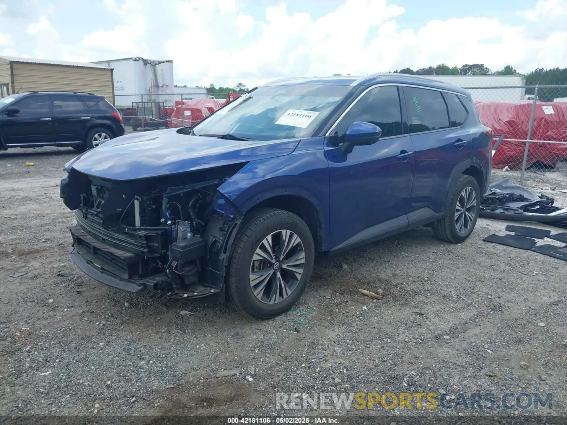 2 Photograph of a damaged car 5N1AT3BA6MC810252 NISSAN ROGUE 2021