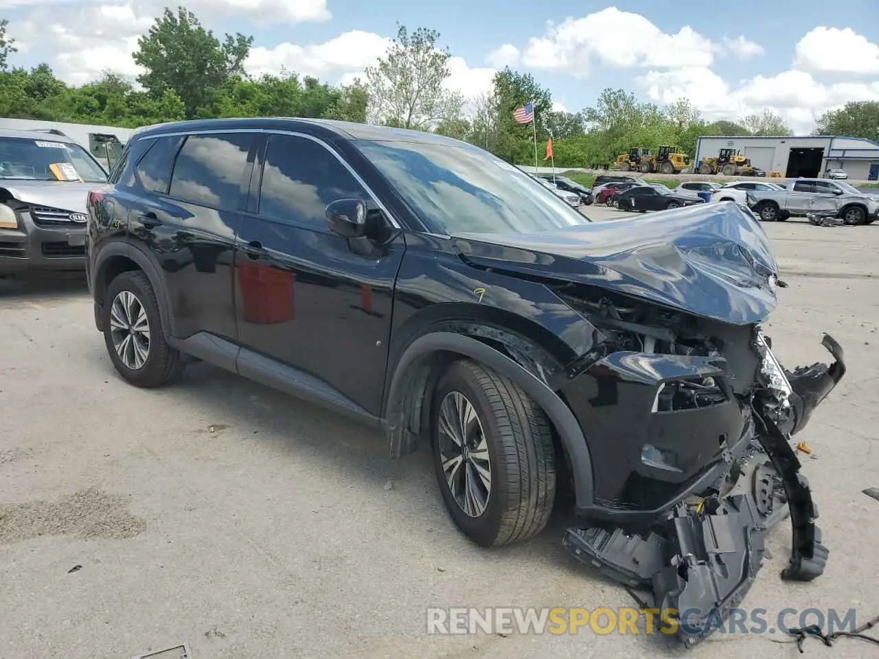4 Photograph of a damaged car 5N1AT3BA6MC812521 NISSAN ROGUE 2021