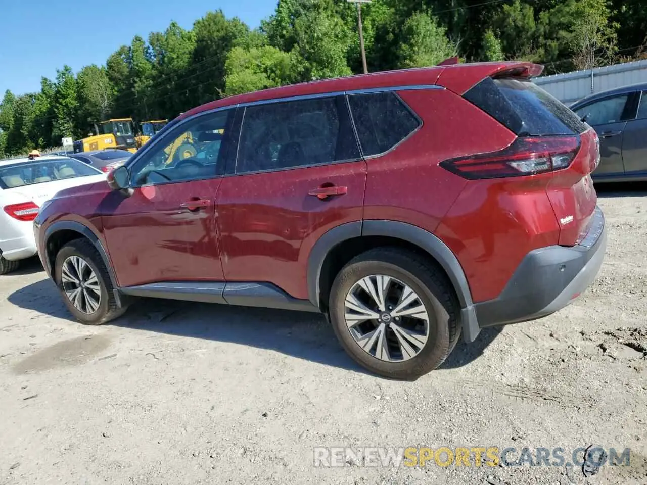 2 Photograph of a damaged car 5N1AT3BA6MC828525 NISSAN ROGUE 2021