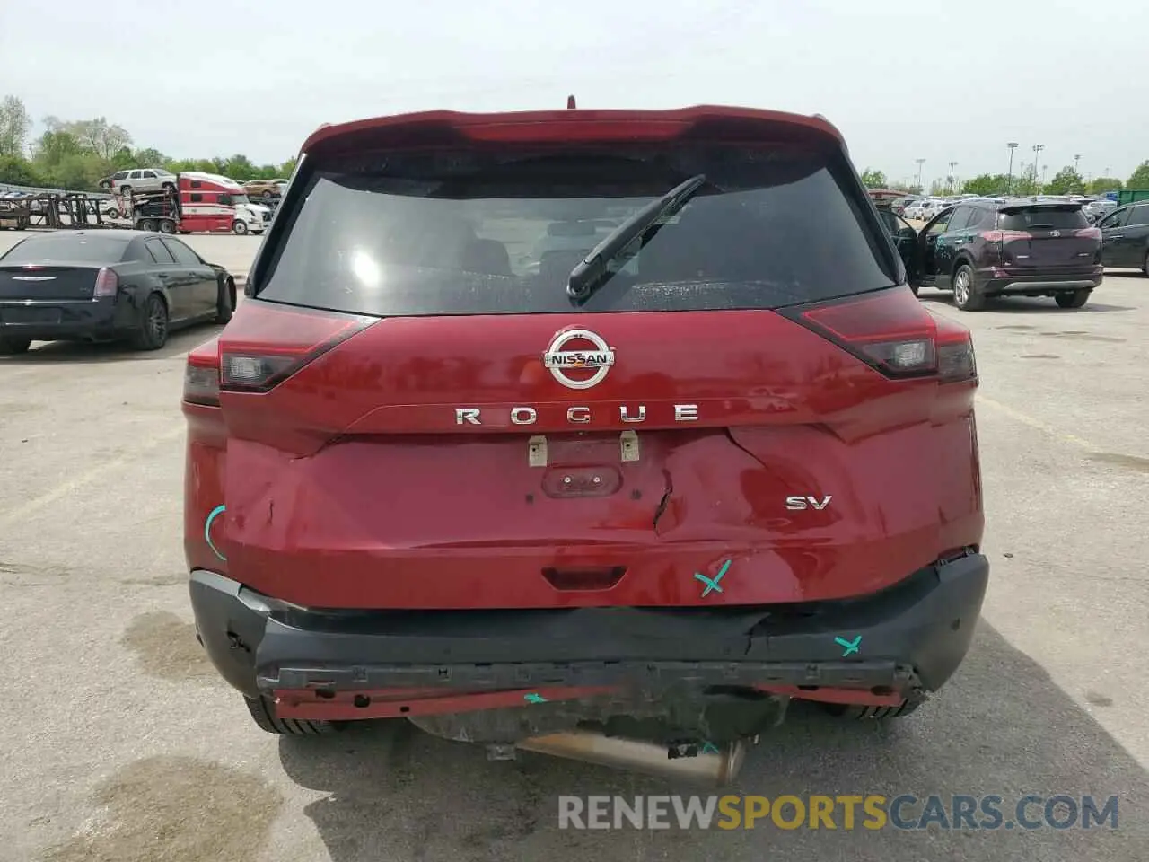6 Photograph of a damaged car 5N1AT3BA7MC777651 NISSAN ROGUE 2021