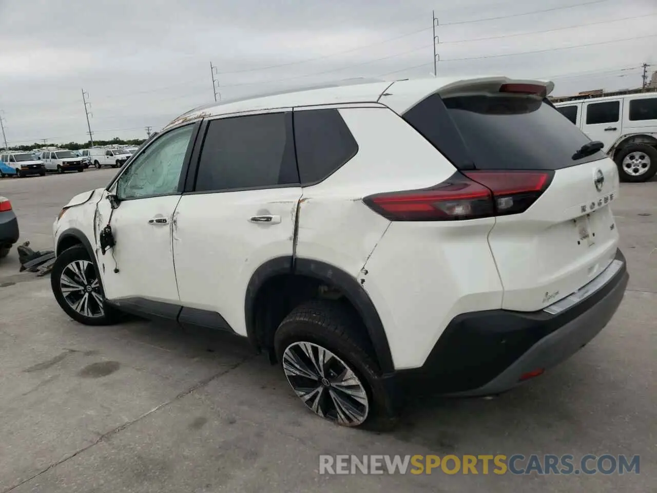 2 Photograph of a damaged car 5N1AT3BA7MC788486 NISSAN ROGUE 2021