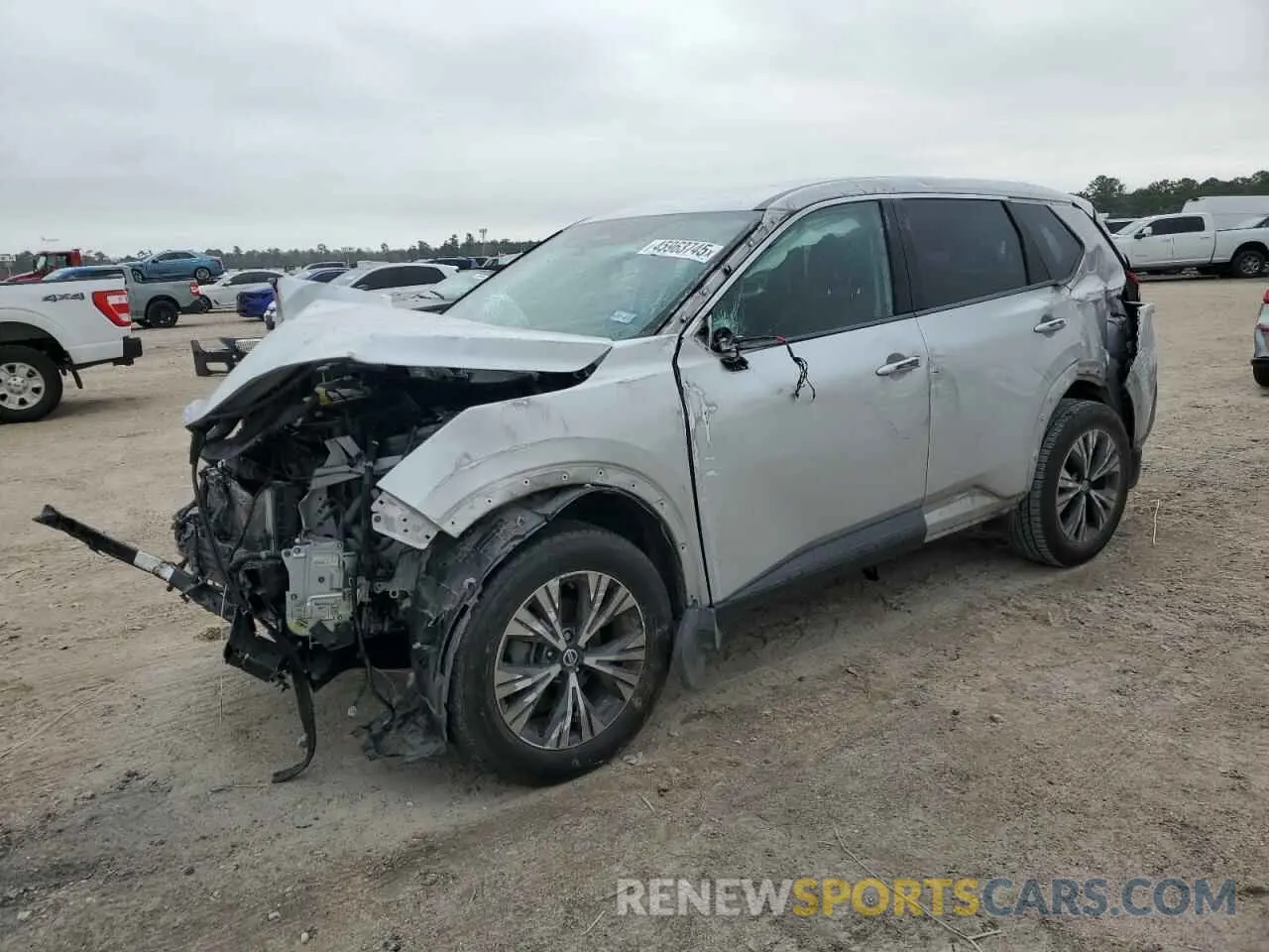 1 Photograph of a damaged car 5N1AT3BA7MC797530 NISSAN ROGUE 2021
