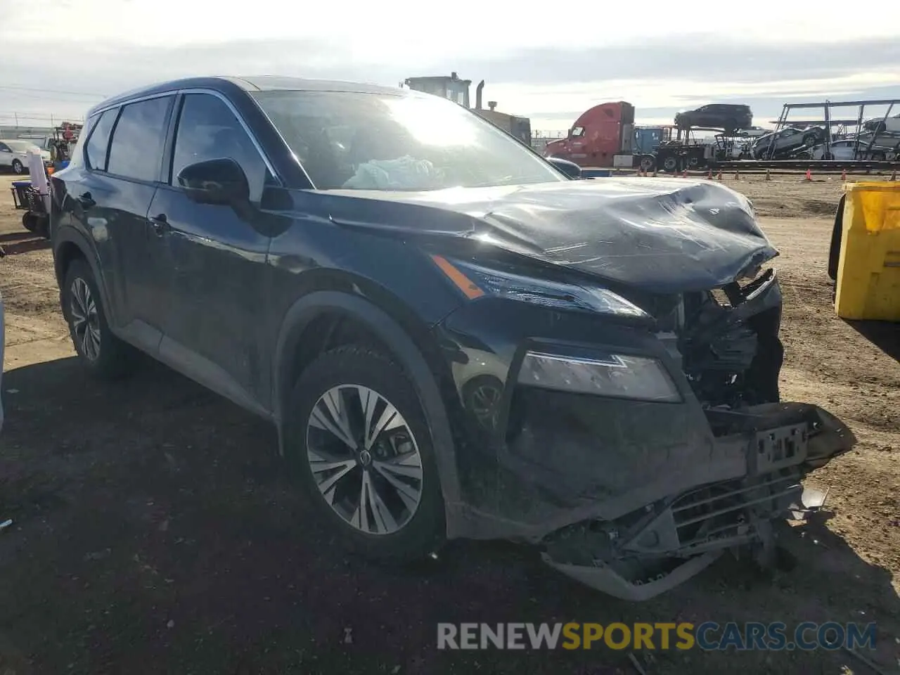 4 Photograph of a damaged car 5N1AT3BA7MC802029 NISSAN ROGUE 2021