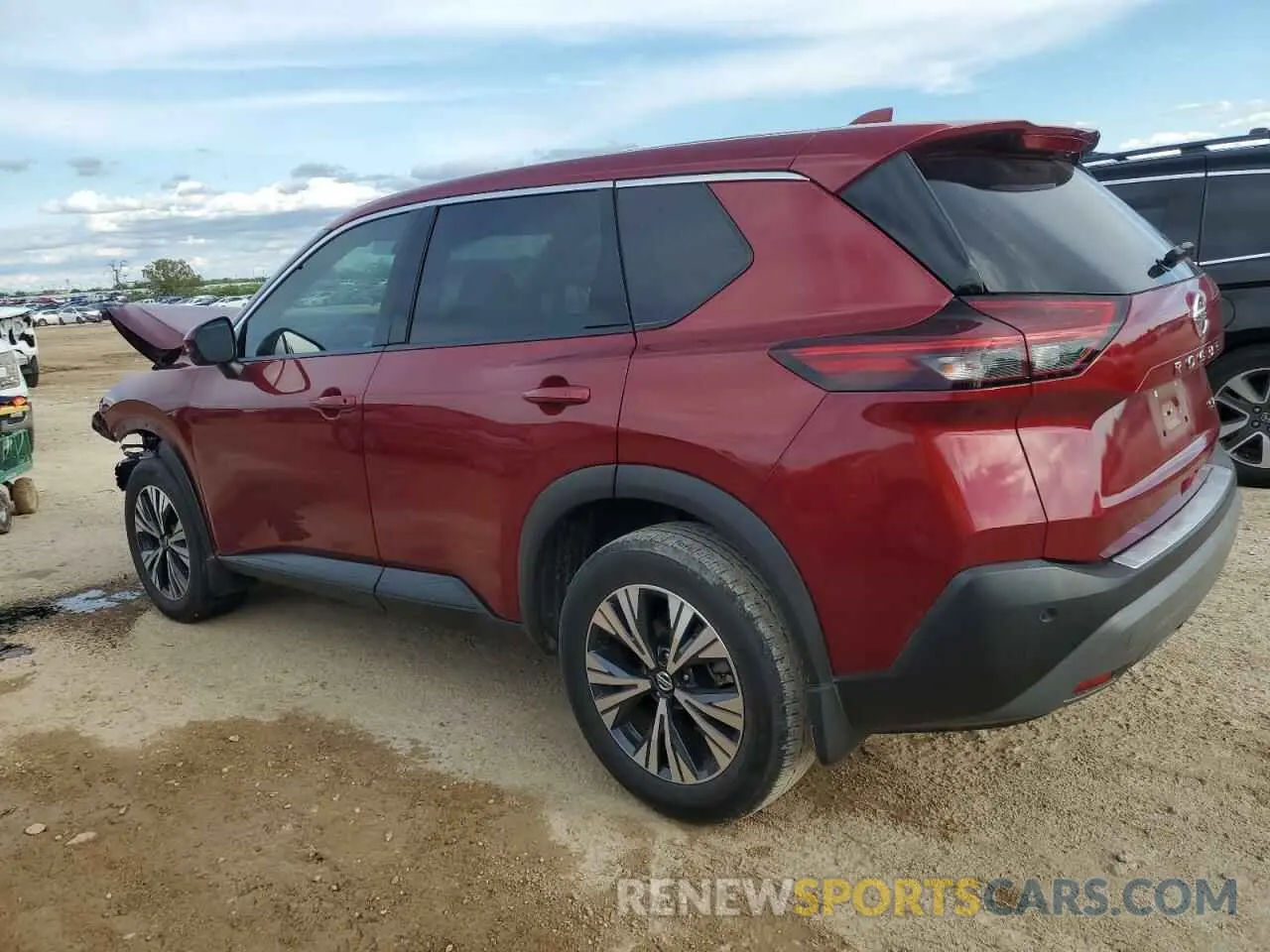 2 Photograph of a damaged car 5N1AT3BA8MC682161 NISSAN ROGUE 2021